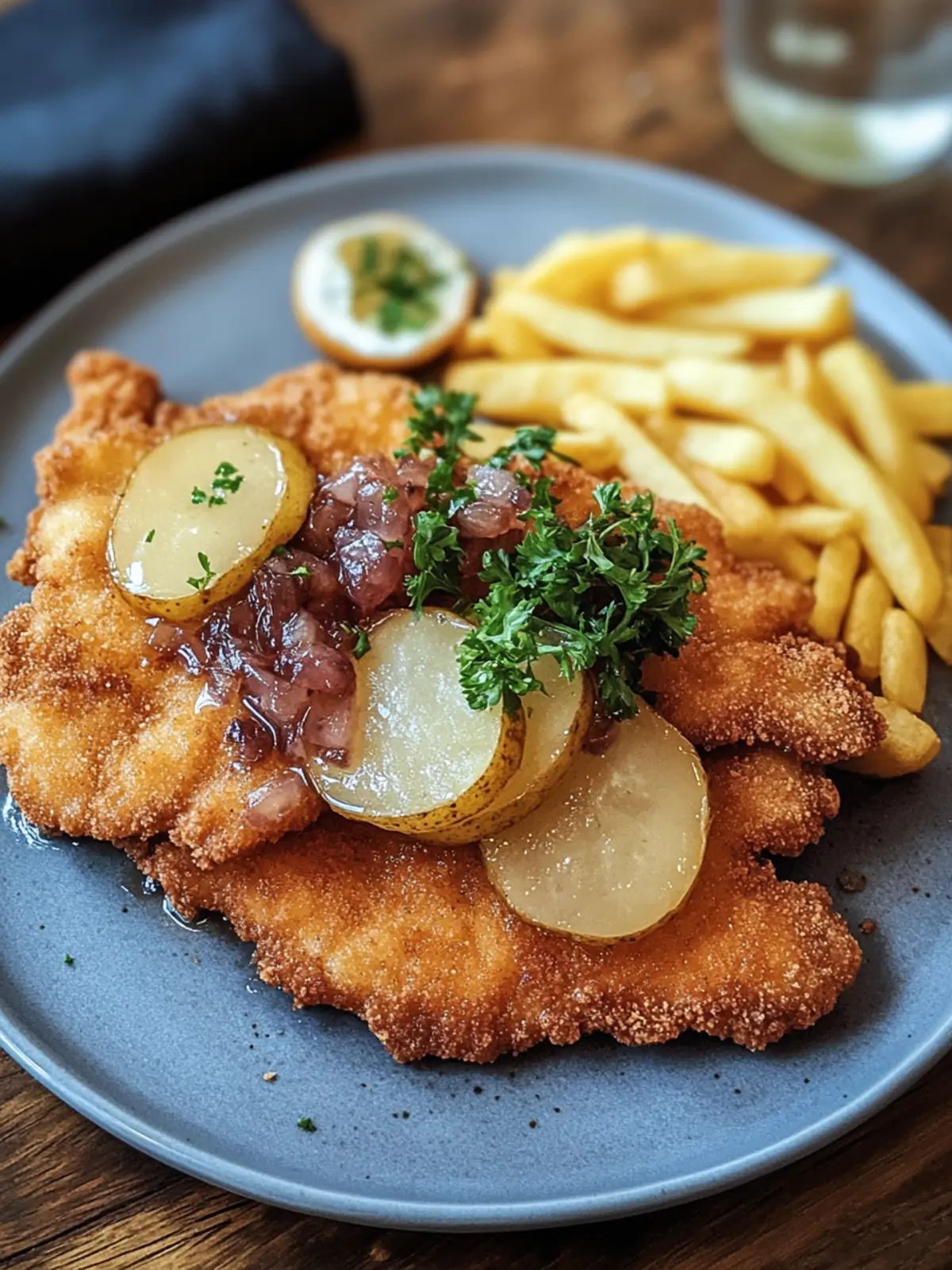 Traditionelles Deutsches Jägerschnitzel mit cremiger Pilzsauce 4 Traditionelles Deutsches Jägerschnitzel