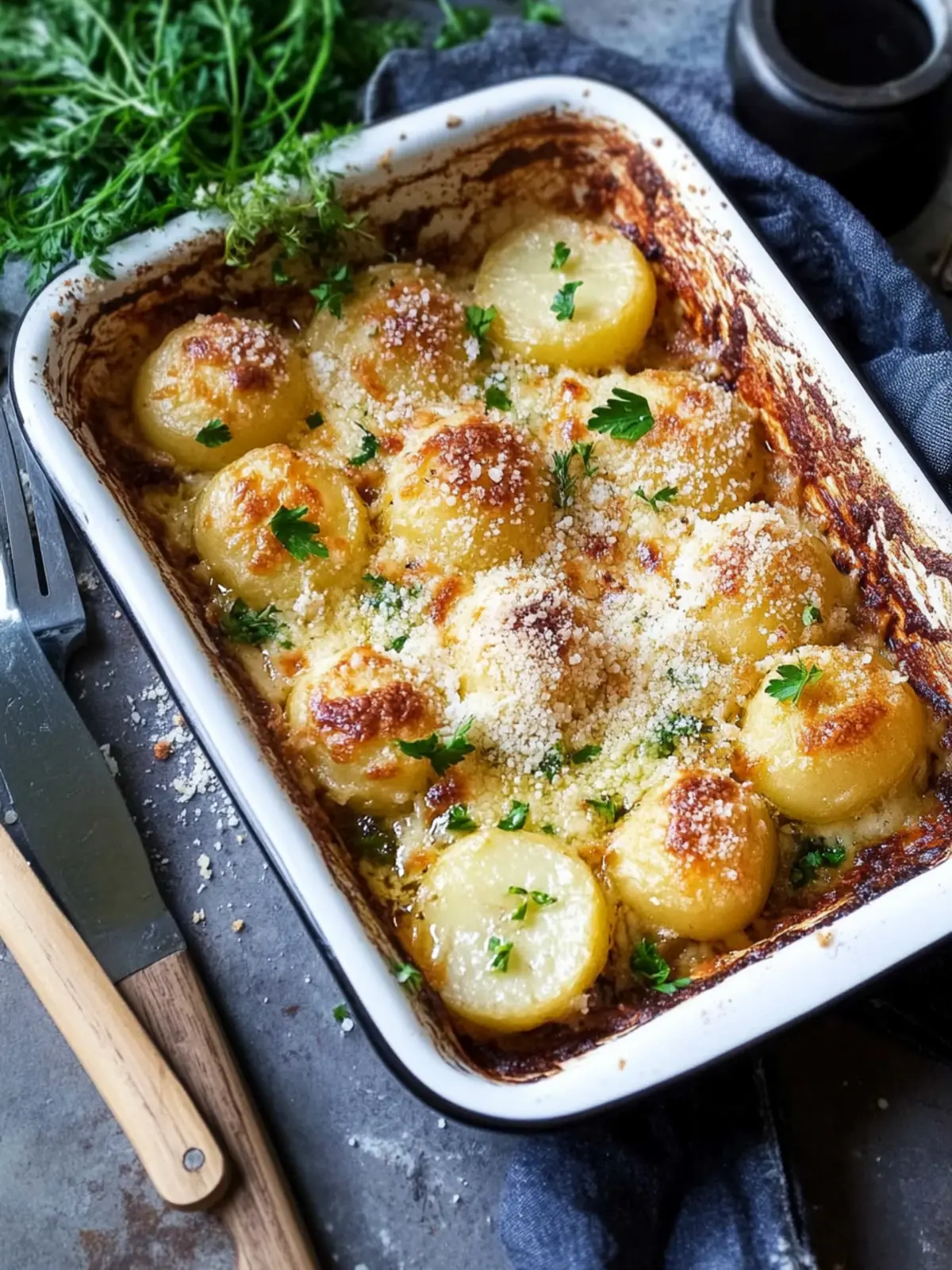 Knusprige Parmesankartoffeln aus dem Ofen für jeden Anlass 5 Parmesankartoffeln knusprig aus dem Ofen