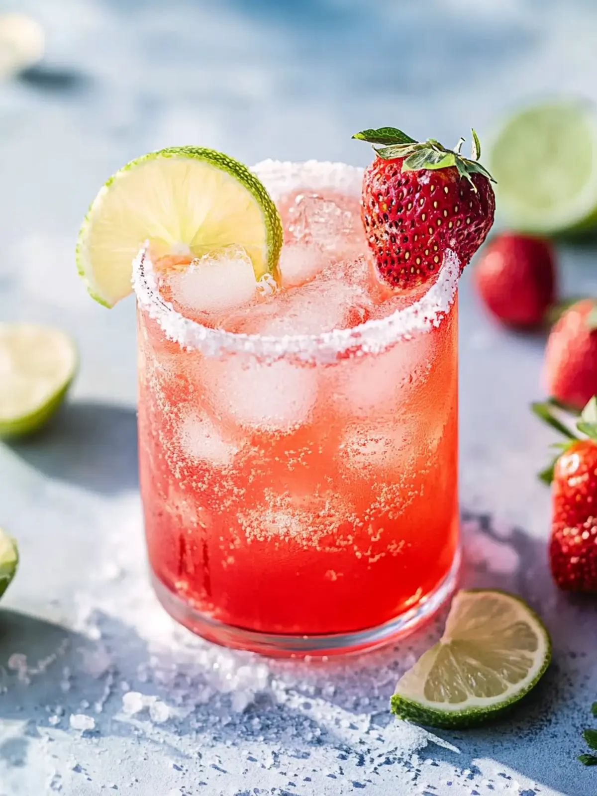 Erdbeer-Limette-Mocktail-Margarita für erfrischende Sommermomente 5 Erdbeer-Limette-Mocktail-Margarita
