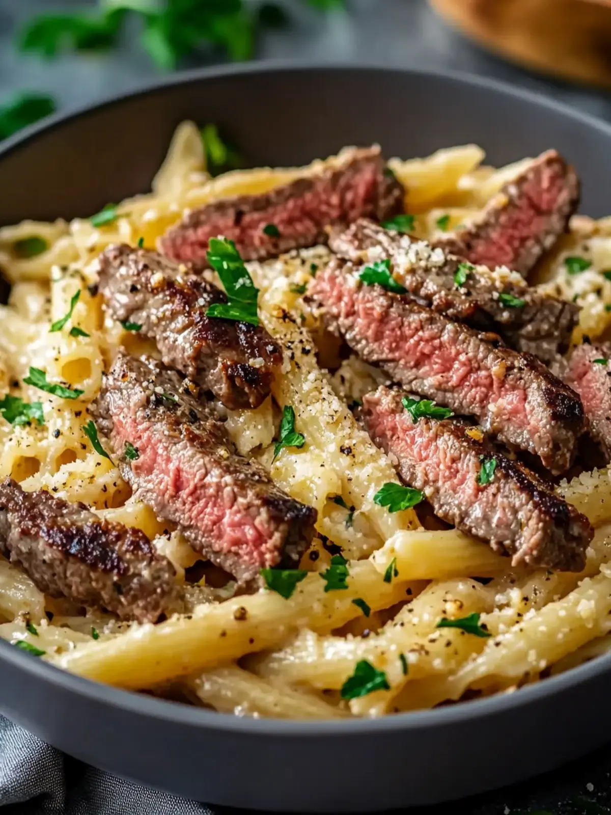 Cremige Steak Pasta Rezept für das perfekte Dinner zu Hause 3 Cremige Steak Pasta Rezept