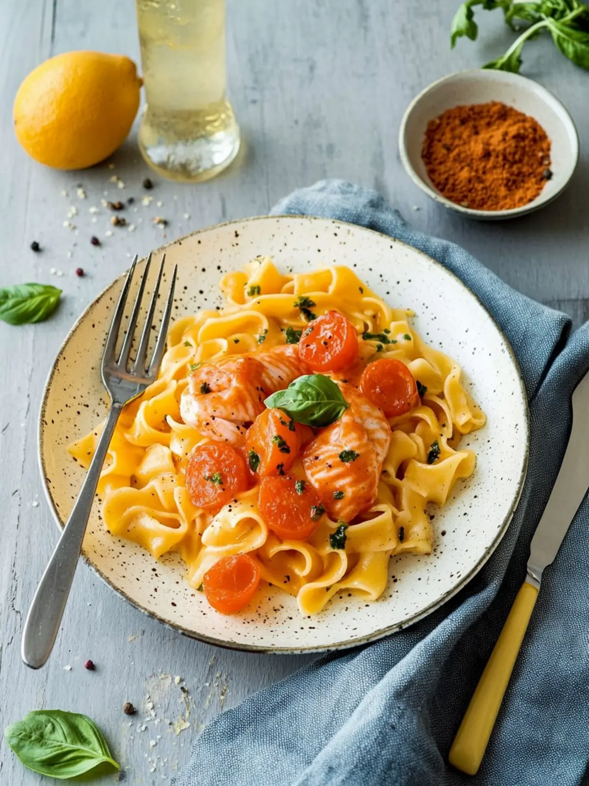 Bandnudeln mit Lachs – 20 Minuten für cremigen Genuss 3 Bandnudeln mit Lachs – 20 Minuten Lachspasta