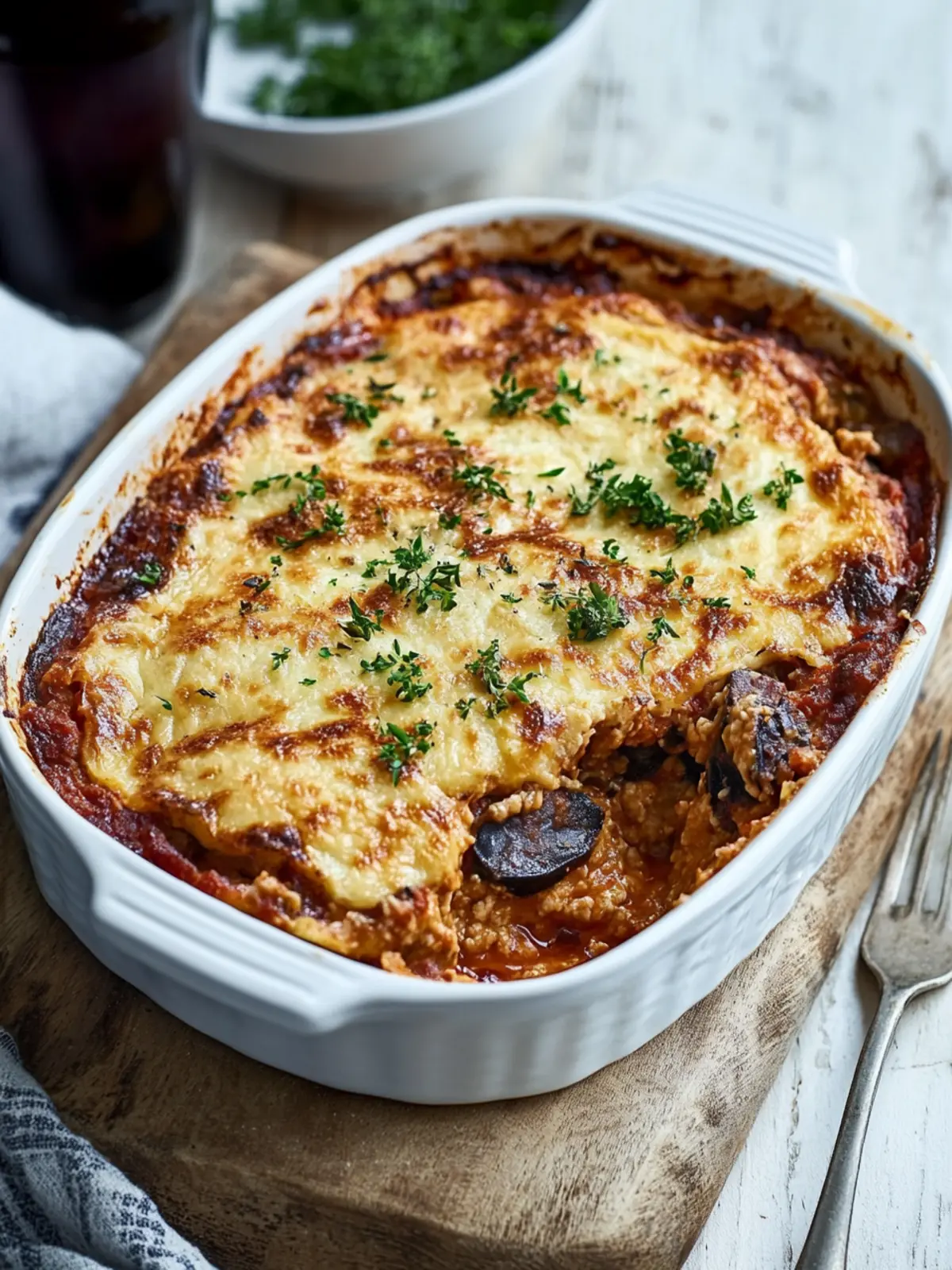 Vegetarische Moussaka: Lecker und glutenfrei genießen! 5 Vegetarische Moussaka