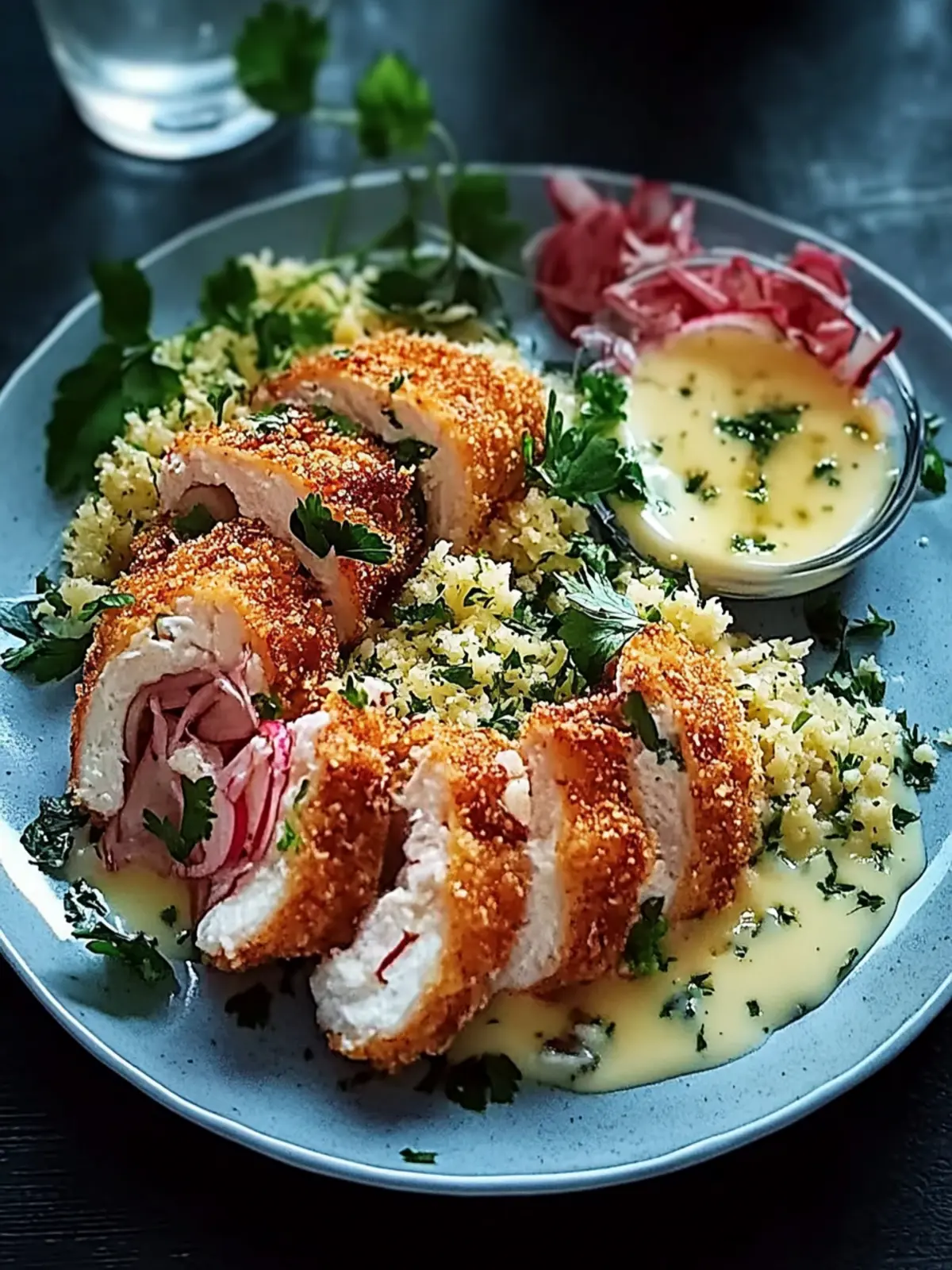 Perfektes Gefülltes Paniertes Hähnchen Rezept für jeden Anlass 4 Gefülltes paniertes Hähnchen Rezept