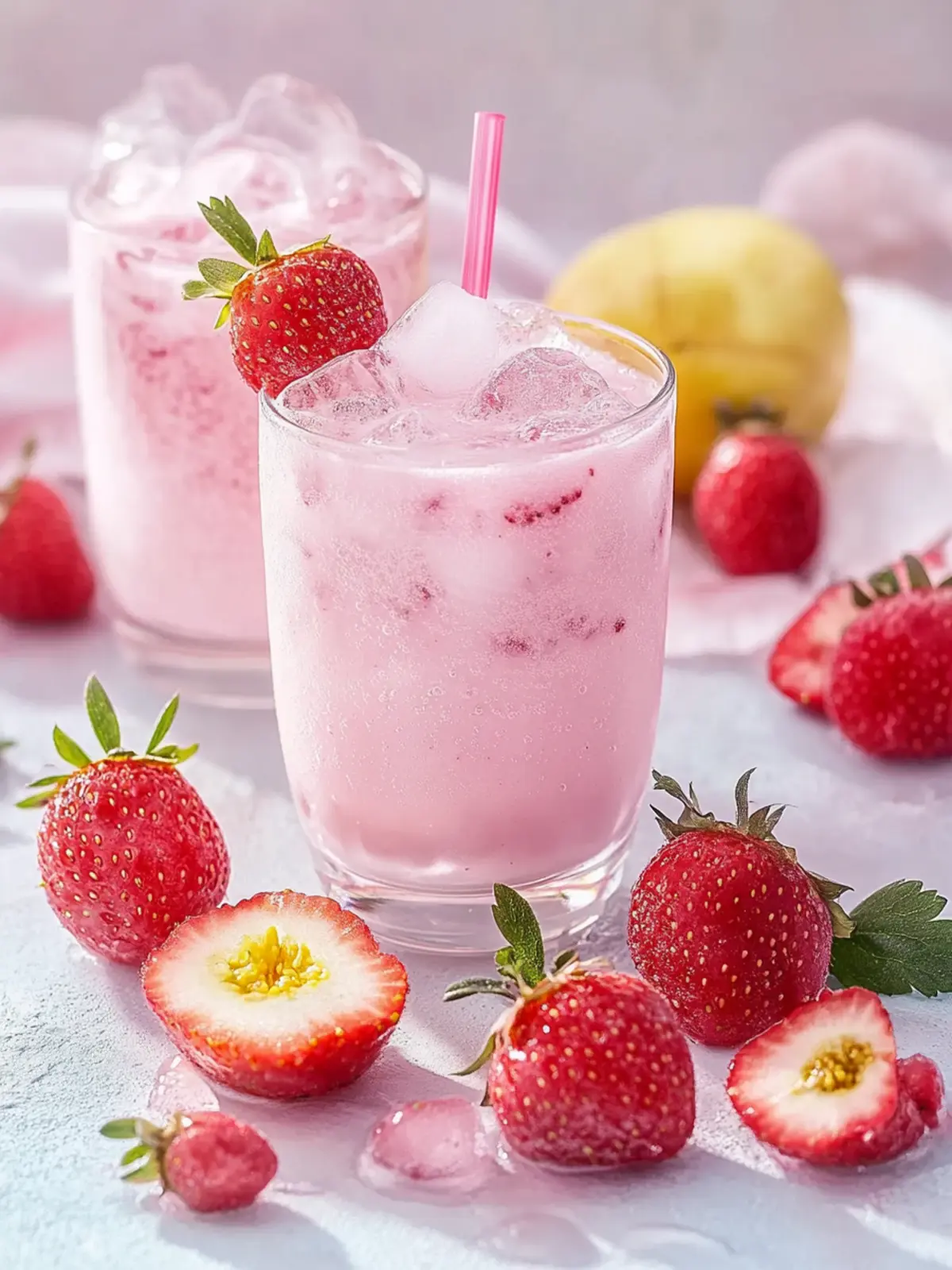 Frühlingshafte Erdbeermilch für erfrischende Genussmomente 4 Frühlingshafte Erdbeermilch