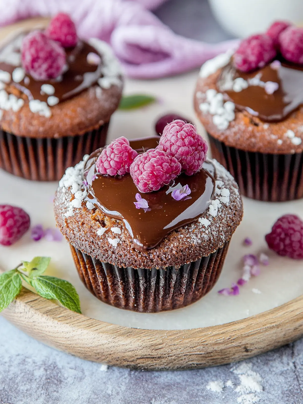 Schokomuffins ohne Eier: Fluffig und vegan genießen! 2 Schokomuffins ohne Eier