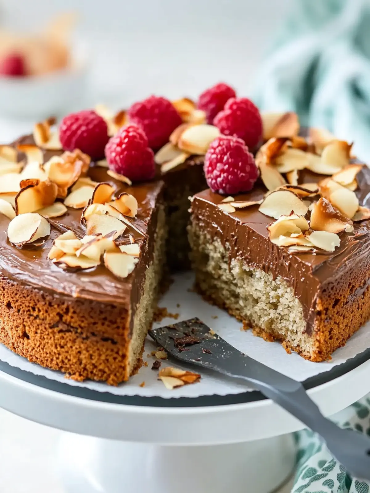 Niedrig Kohlenhydrat Kuchen mit knusprigem Mandeltopping 3 Niedrig Kohlenhydrat Kuchen