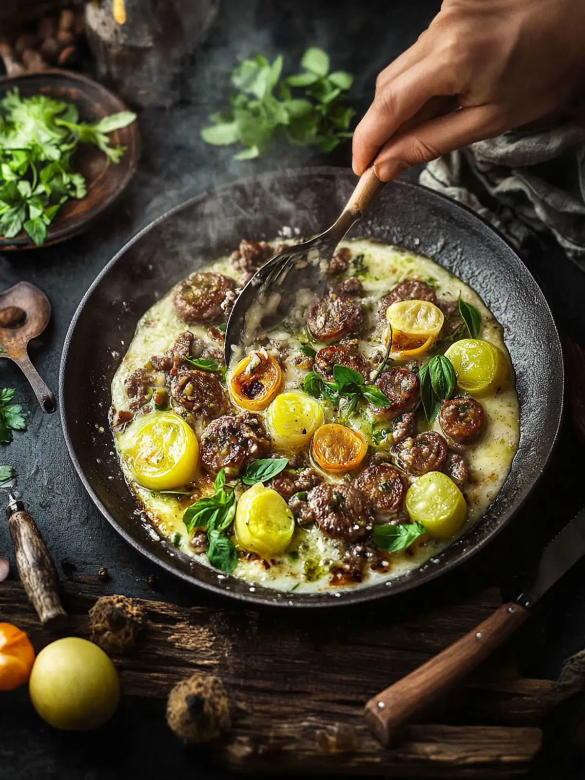 Schnelle Hackfleisch-Lauch-Pfanne: Cremiger Genuss für die Familie 5 Hackfleisch-Lauch-Pfanne
