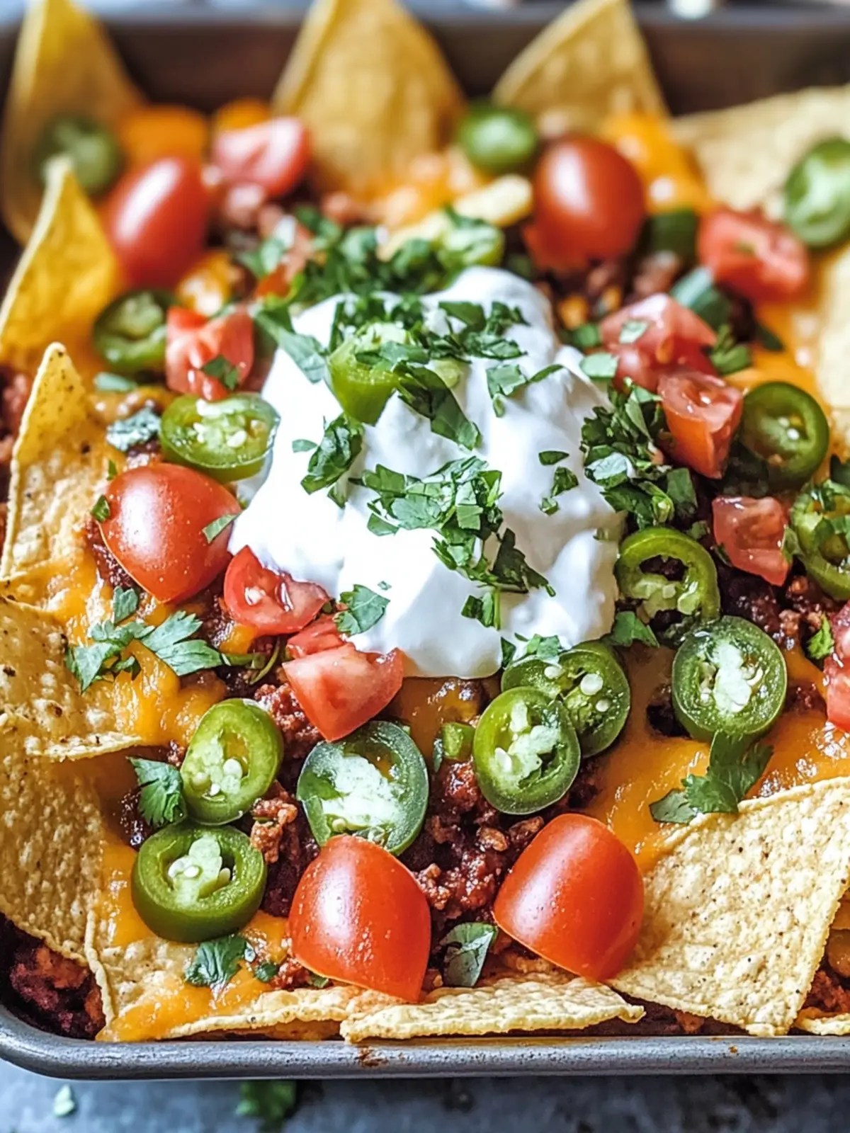 Blechpfannen-Nachos: Schnelle, köstliche Vielfalt für Zuhause 3 Blechpfannen-Nachos