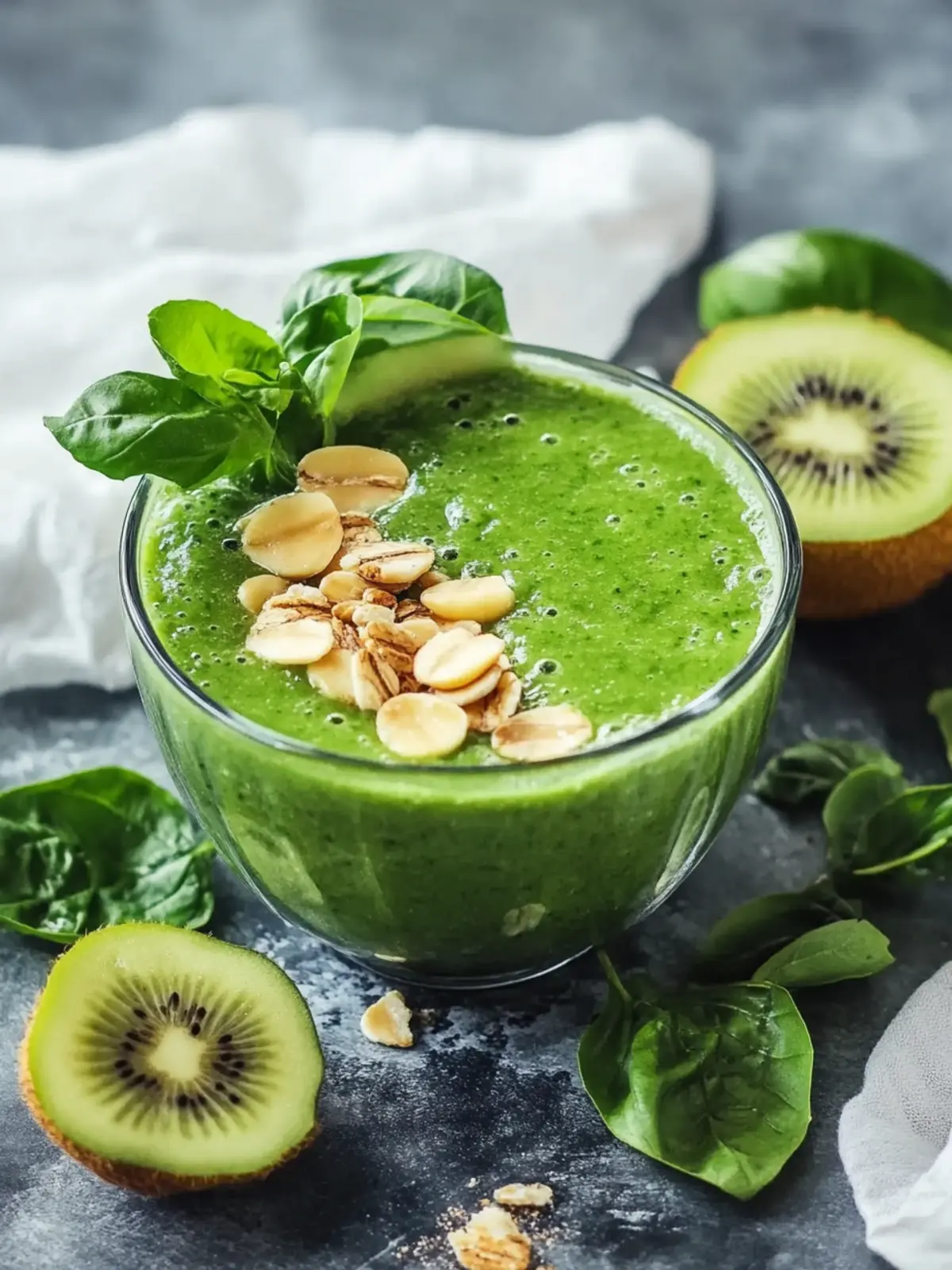 Grüne Smoothie-Schüssel mit Avocado für deinen Power-Start 2 Grüne Smoothie-Schüssel