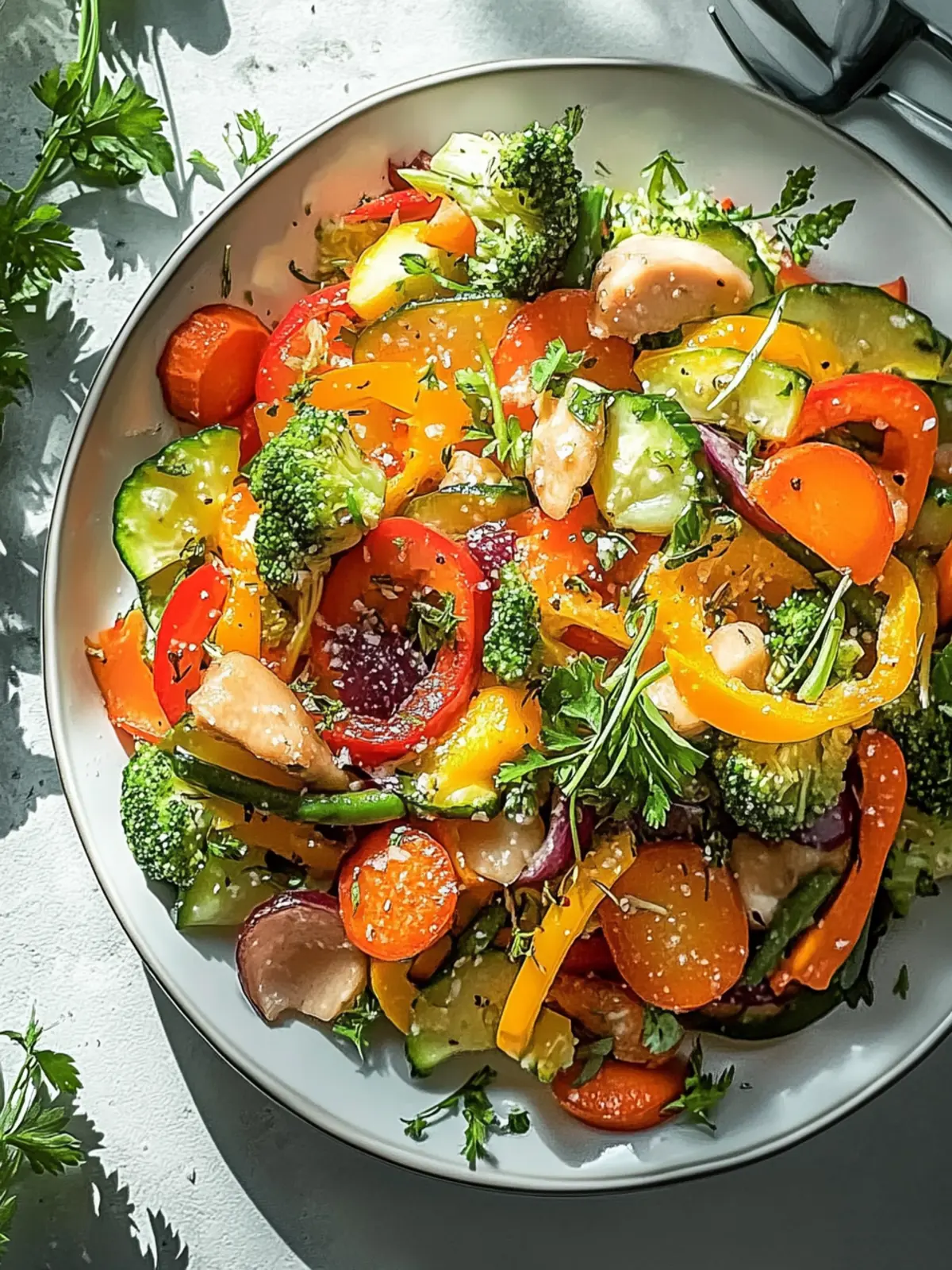 Gemüsepfanne mit Hähnchen: Gesund, schnell und köstlich! 4 Gemüsepfanne mit Hähnchen