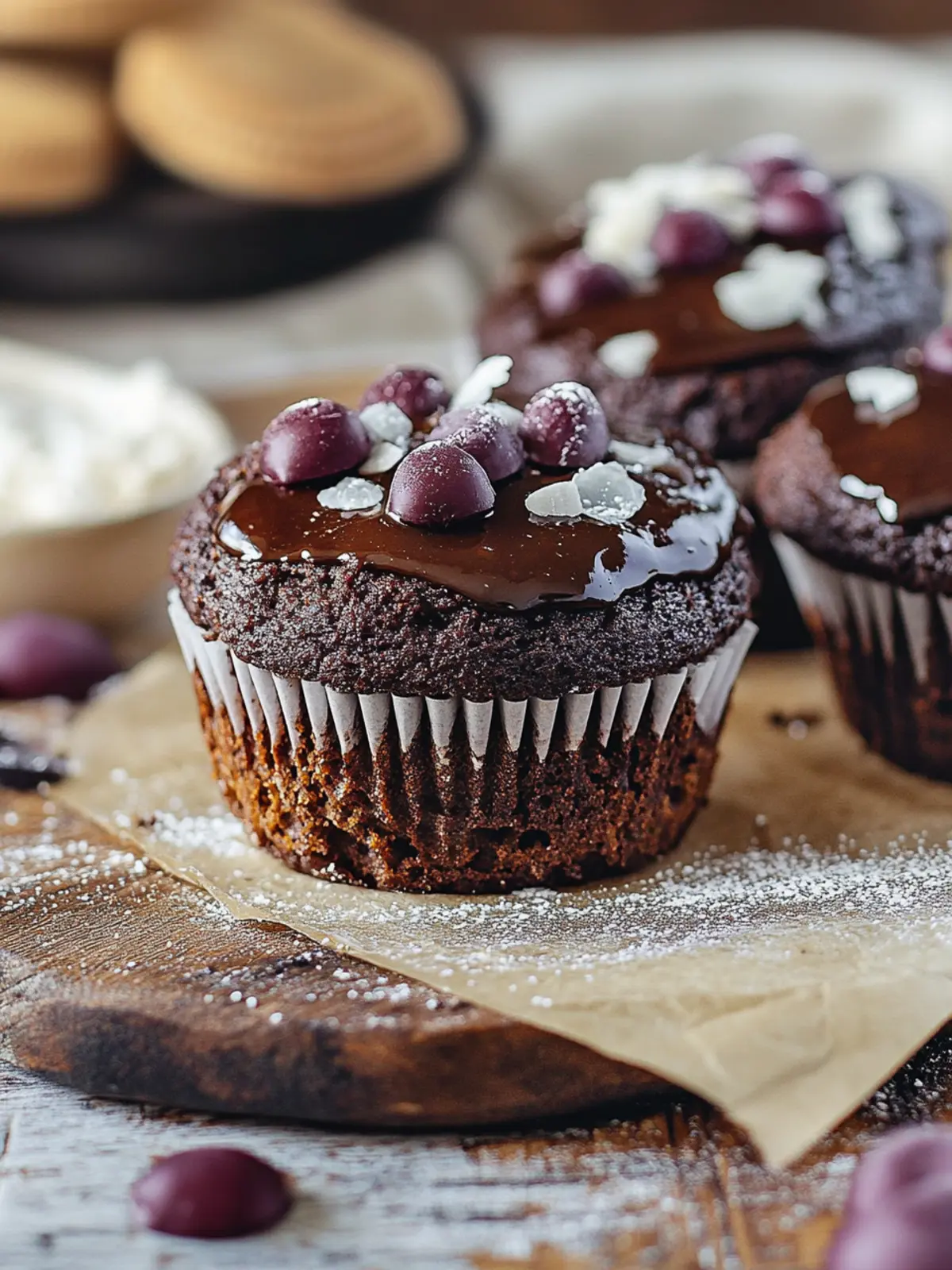 Schokomuffins ohne Eier: Fluffig und vegan genießen! 3 Schokomuffins ohne Eier