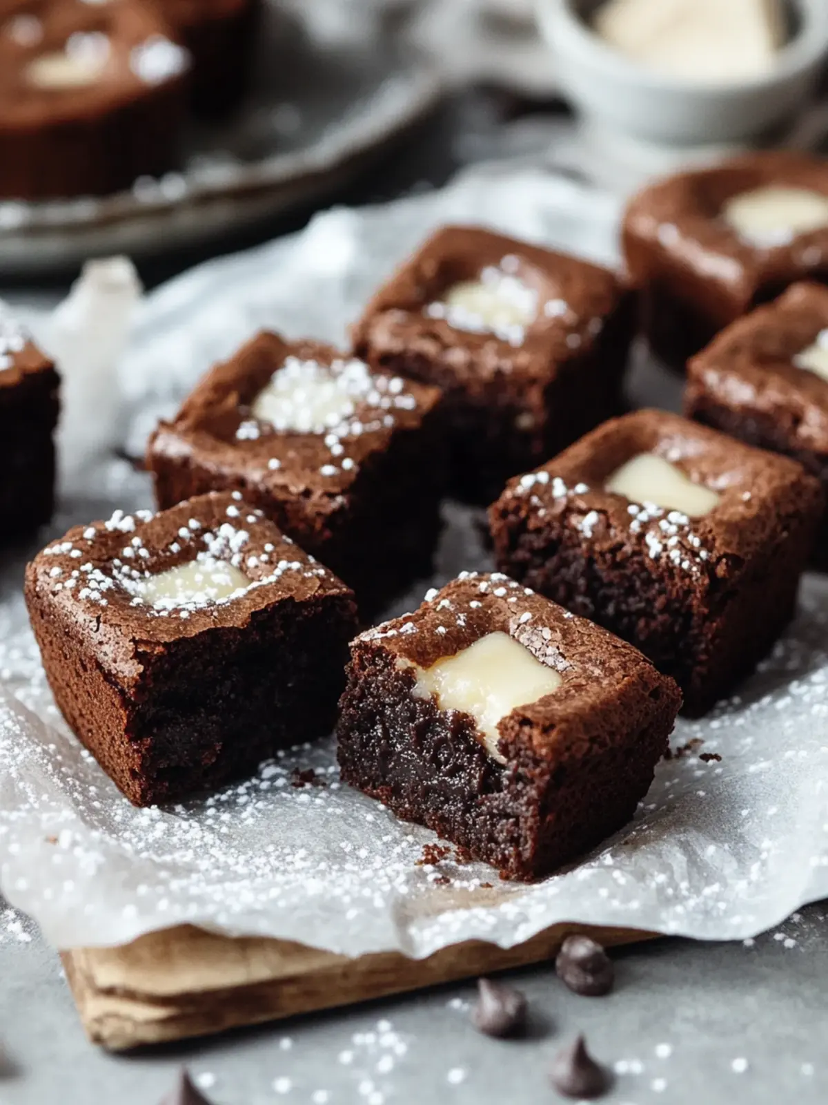 Mini Frischkäse-Brownie-Häppchen für dein süßes Verlangen 5 Mini Frischkäse-Brownie-Häppchen