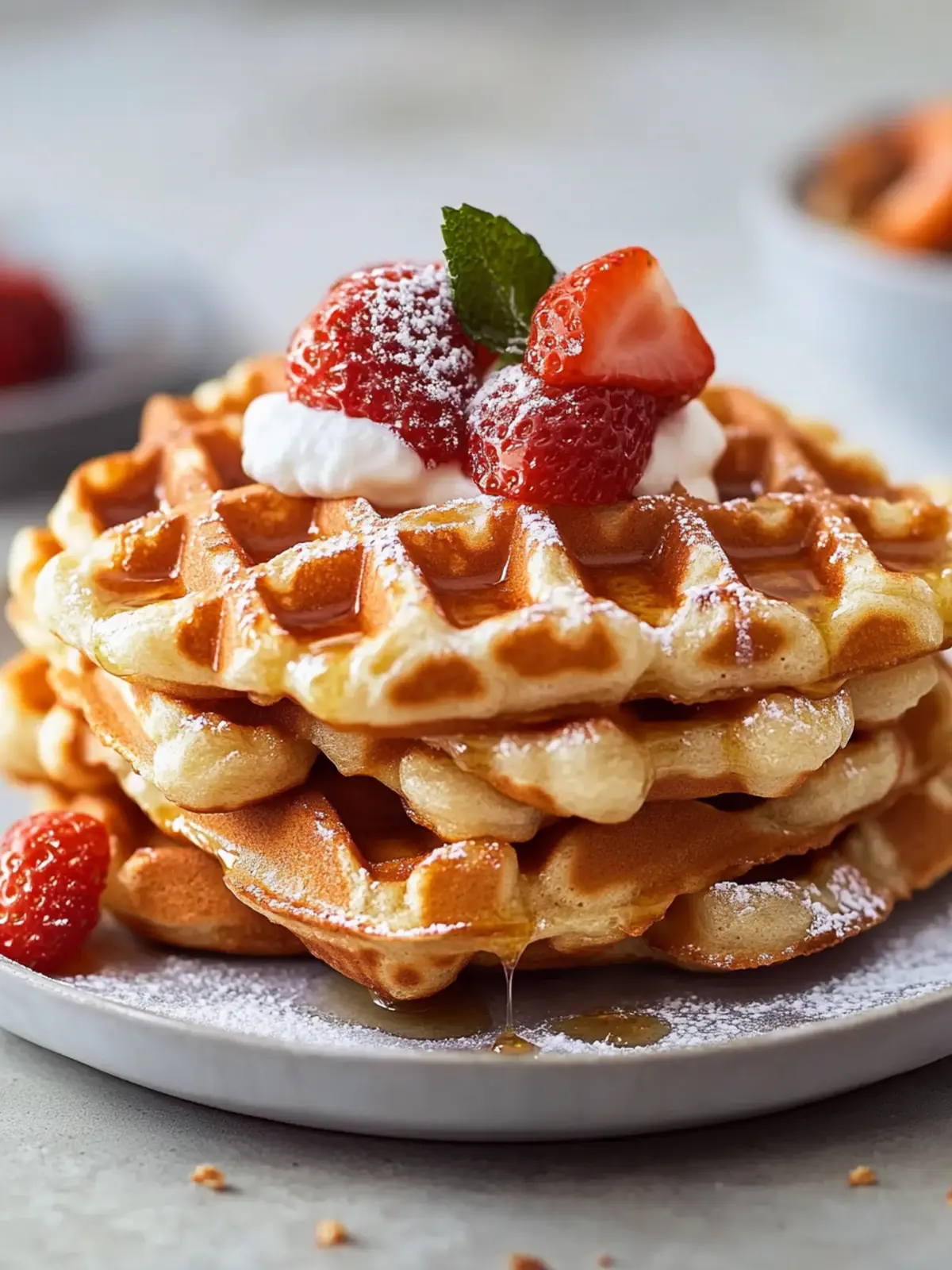Knusprige Waffeln für Erfolgreiche Frühstücksmomente 2 Knusprige Waffeln