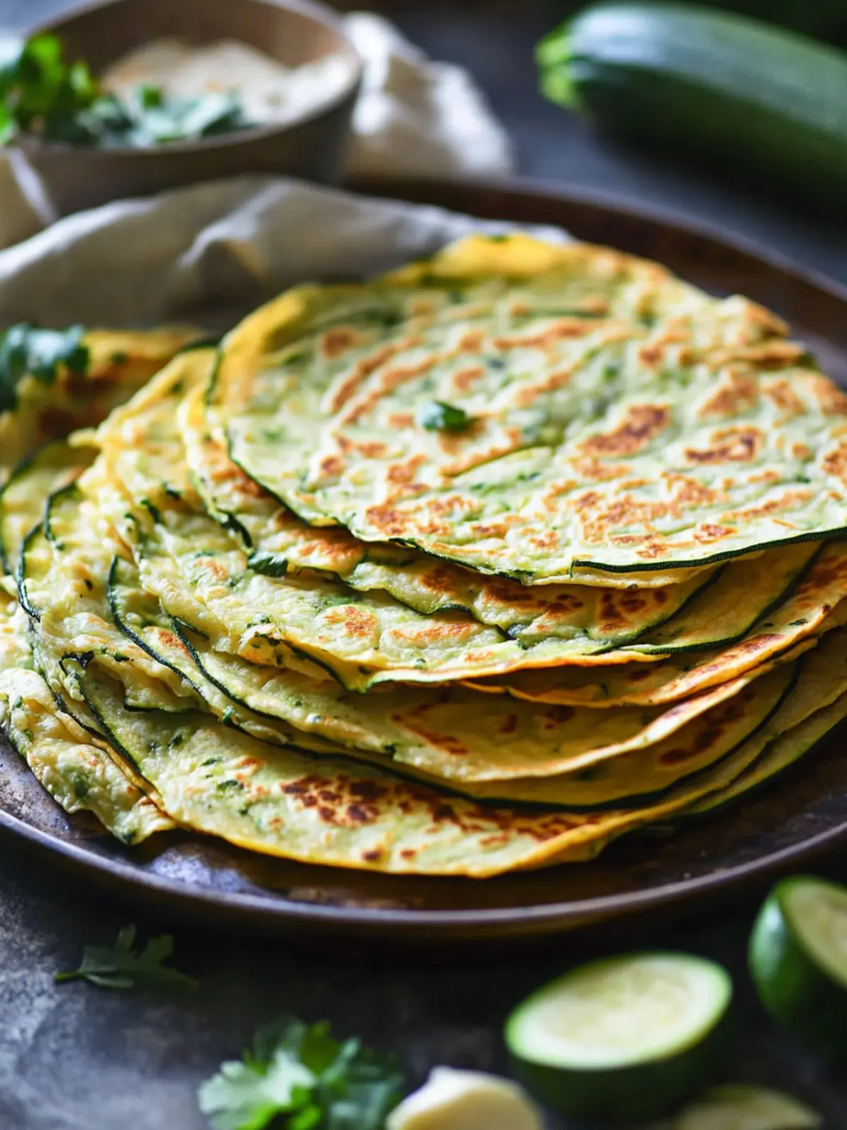 Niedrig Carb Zucchini Tortillas für gesunde Genussmomente 2 Niedrig Carb Zucchini Tortillas