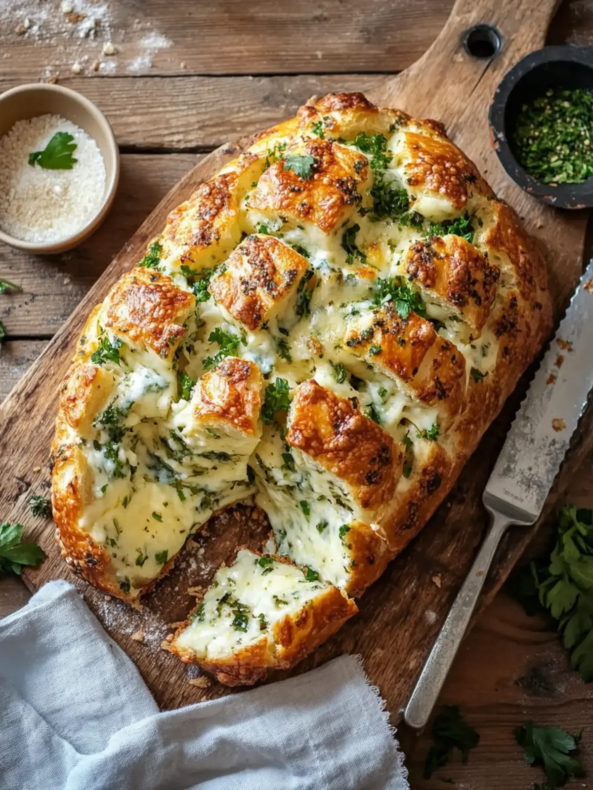 Zupfbrot Käse-Knoblauch – Der perfekte Snack für jede Feier 3 Zupfbrot Käse-Knoblauch