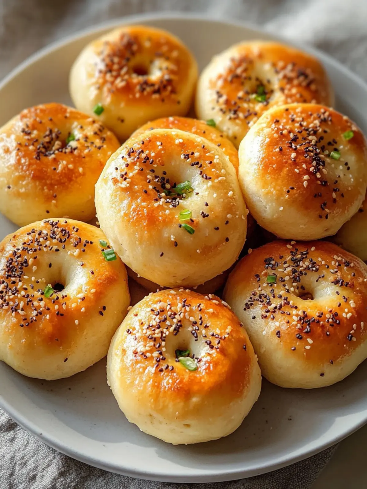 Leckere Air Fryer Protein Bagel Bites