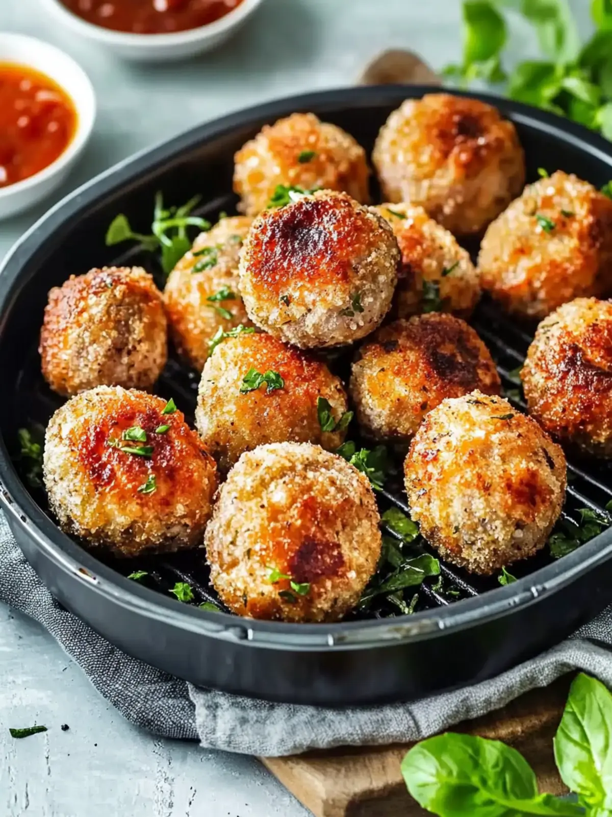 Krosse Airfryer-Fleischbällchen: Schnell & Gesund für die Familie 4 Airfryer-Fleischbällchen