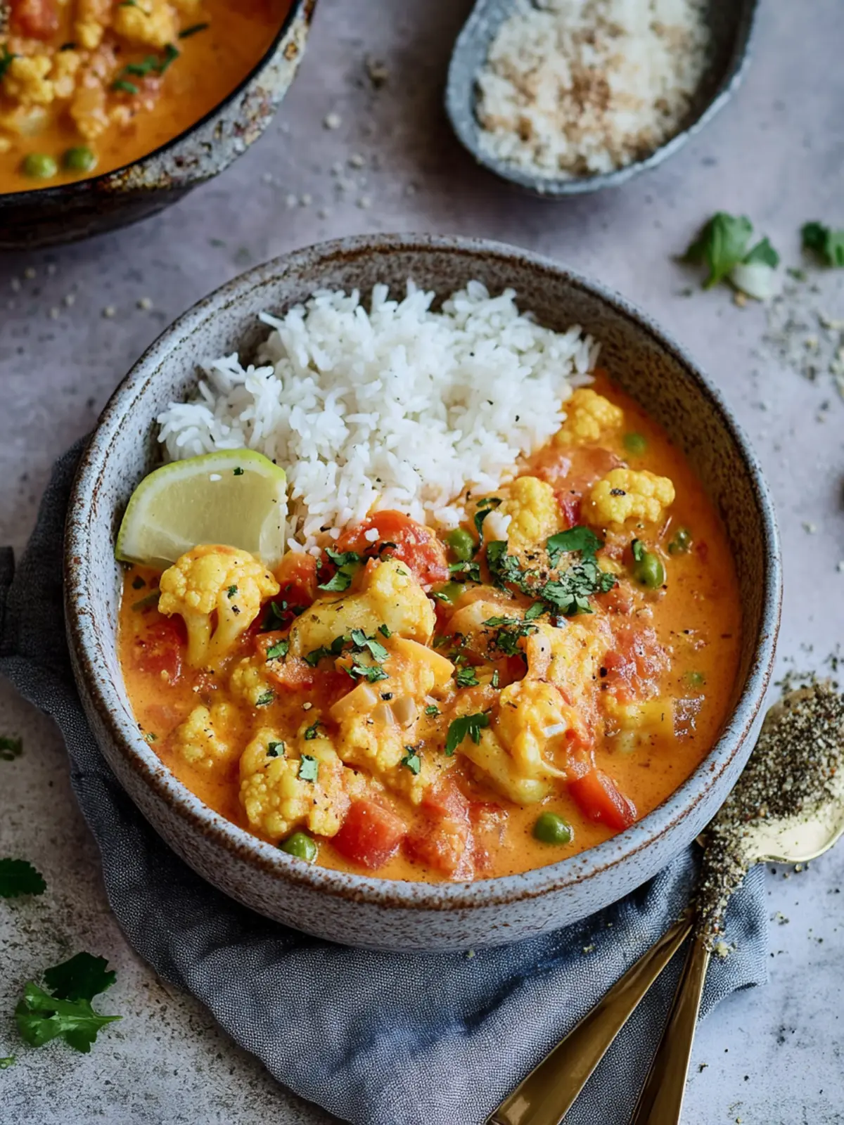 Blumenkohl Curry aus dem Backofen – Gesund, schnell & lecker 4 Blumenkohl Curry aus dem Backofen