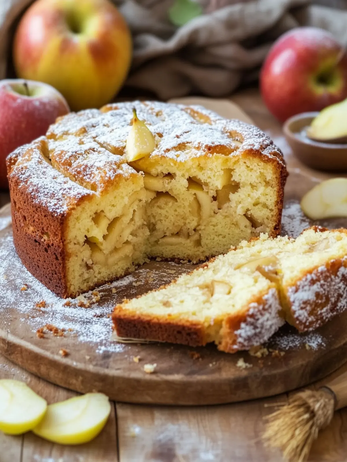 Saftiger Apfelkuchen mit Quark: Einfacher Genuss für alle 3 Juicy apple cake with quark and batter