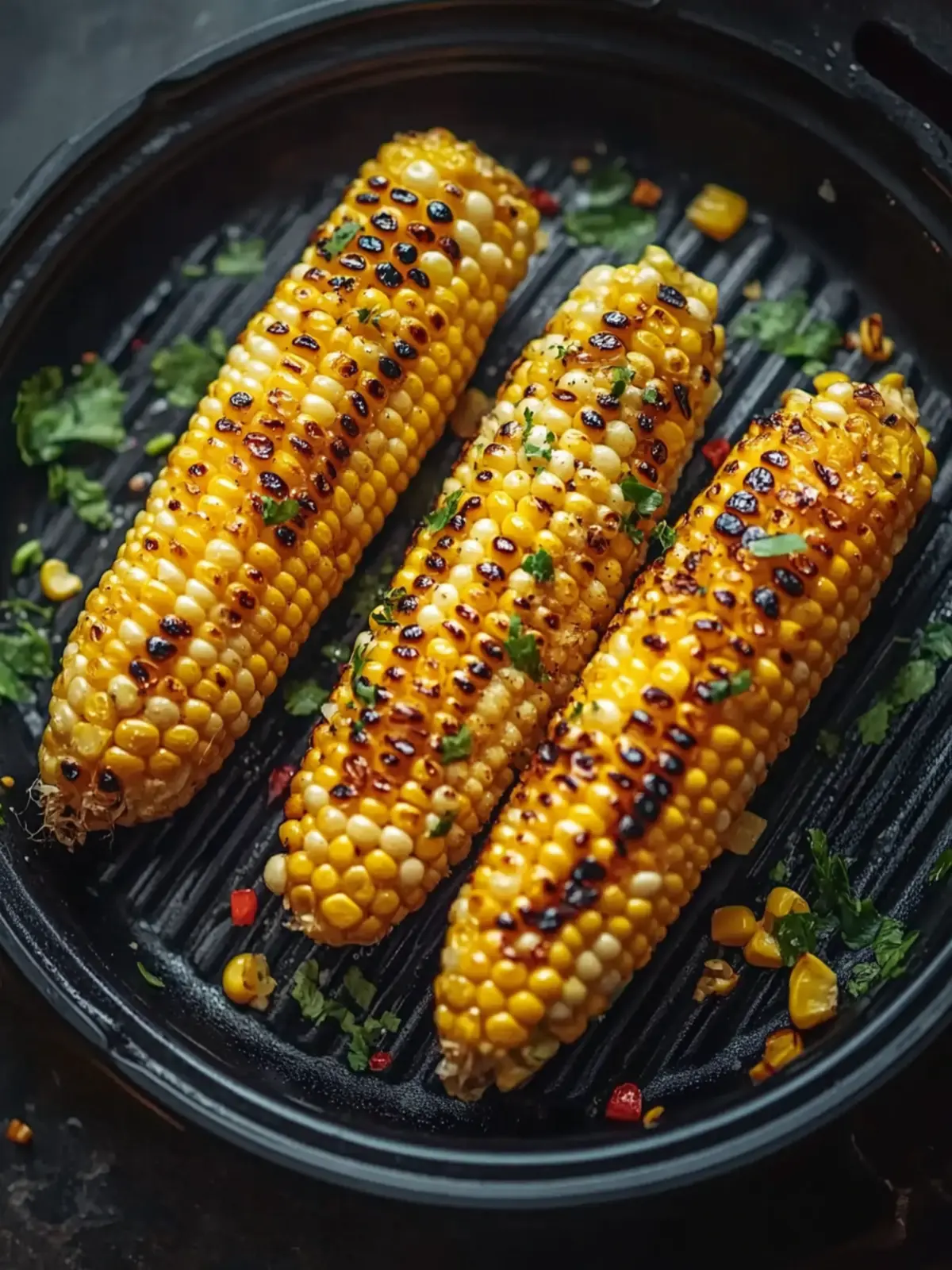 Grill das perfekte Maiskolben mit aromatischer Kräuterbutter 4 Grilled corn on the cob with herb butter