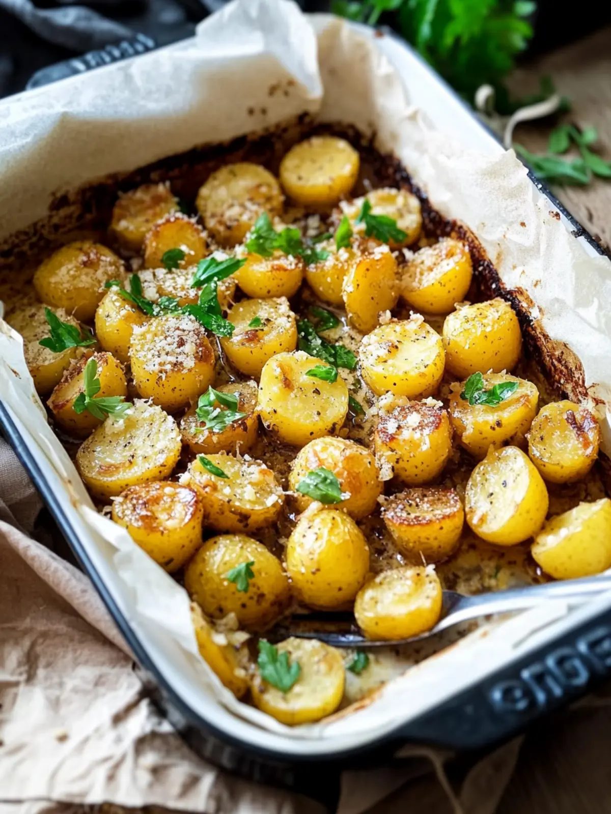 Knusprige Parmesankartoffeln aus dem Ofen für jeden Anlass 3 Parmesankartoffeln knusprig aus dem Ofen