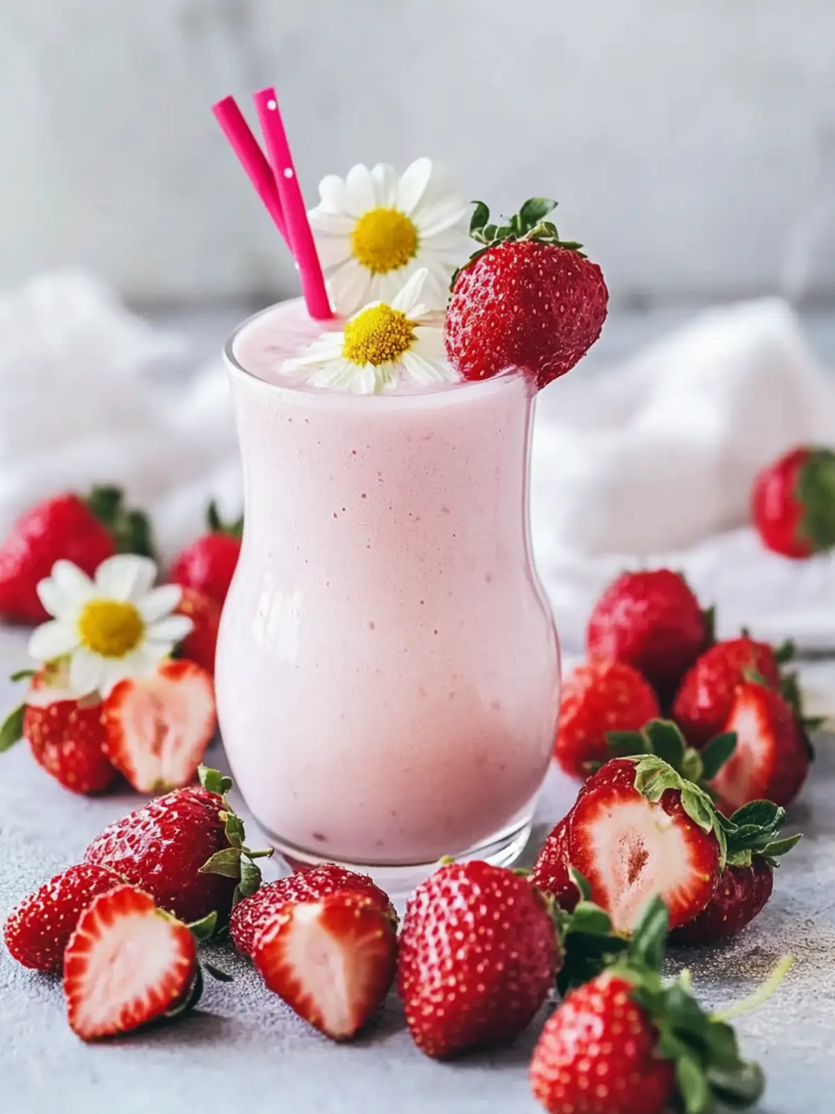 Frühlingshafte Erdbeermilch für erfrischende Genussmomente 2 Frühlingshafte Erdbeermilch