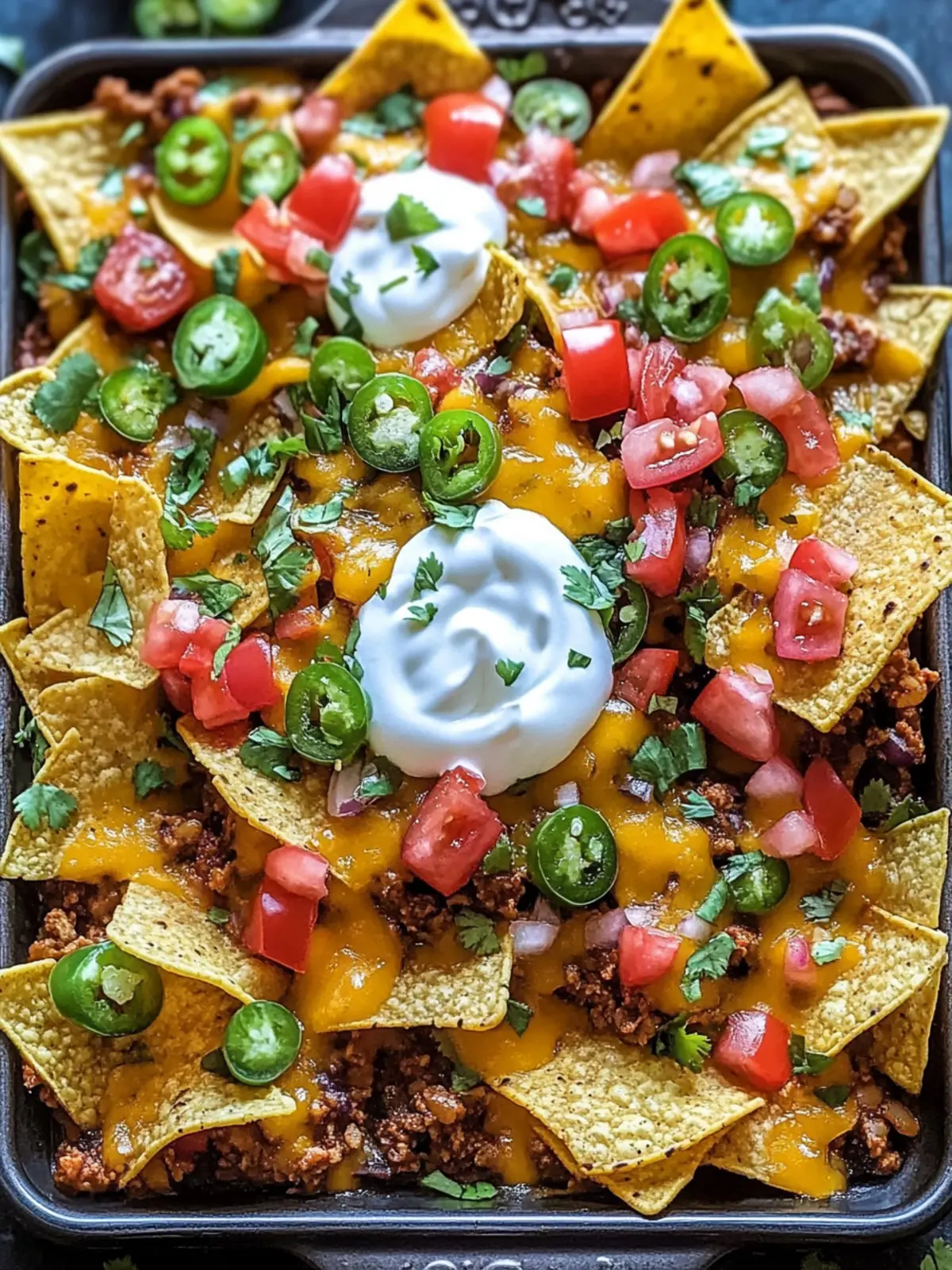 Blechpfannen-Nachos: Schnelle, köstliche Vielfalt für Zuhause 2 Blechpfannen-Nachos