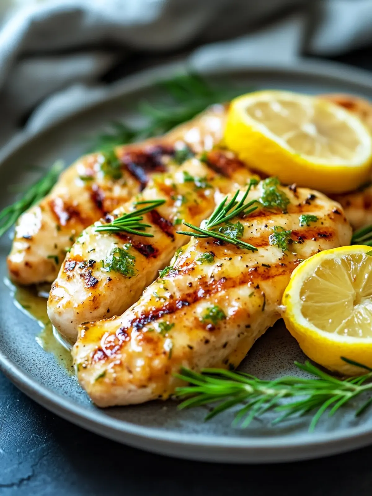 Hähnchenbrust mit Zitronenmarinade für den perfekten Abendgenuss 2 Hähnchenbrust mit Zitronenmarinade