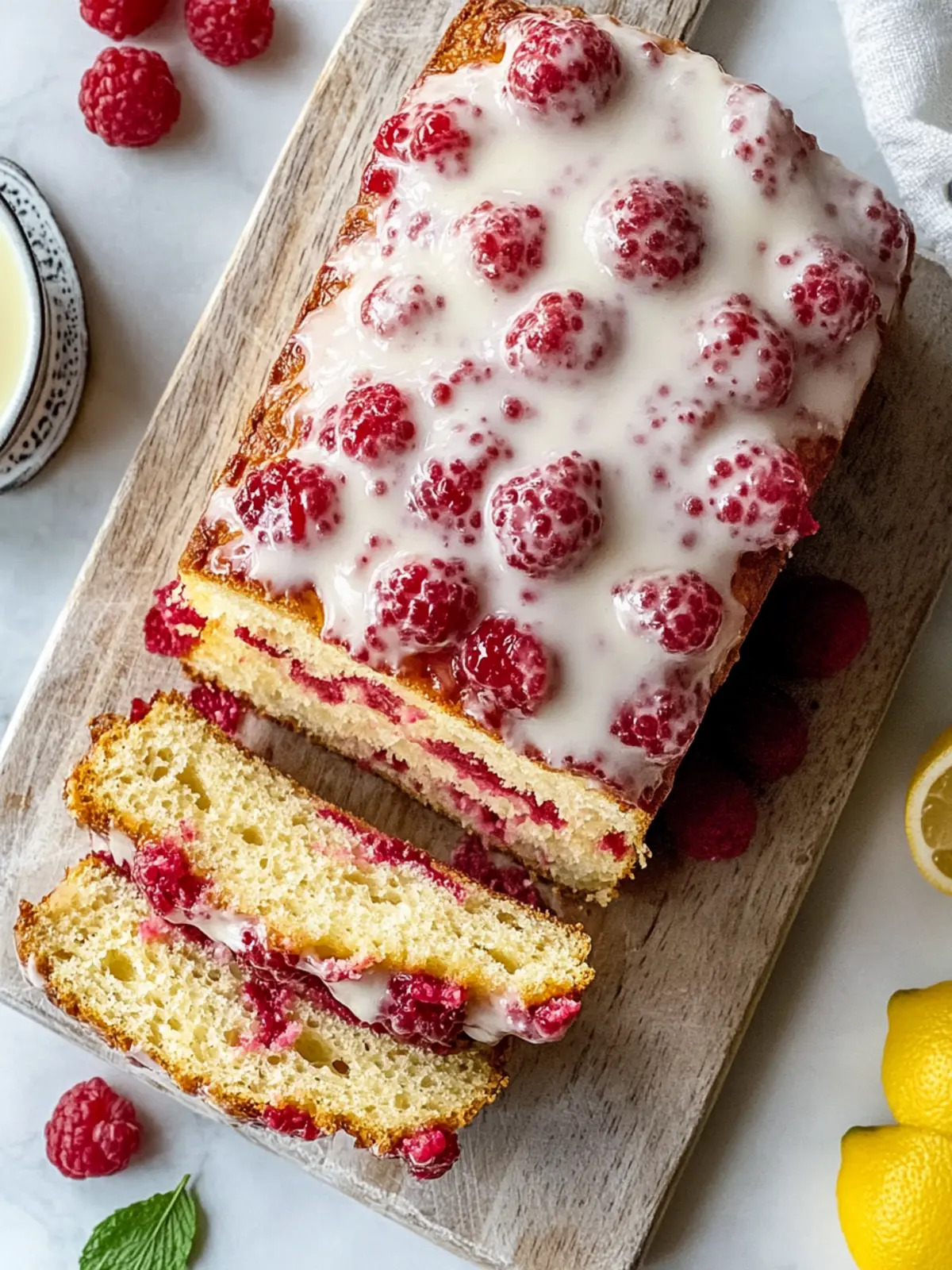 Glutenfreier Himbeer-Zitronen-Kuchen für frischen Genuss 4 Glutenfreier Himbeer-Zitronen-Kuchen