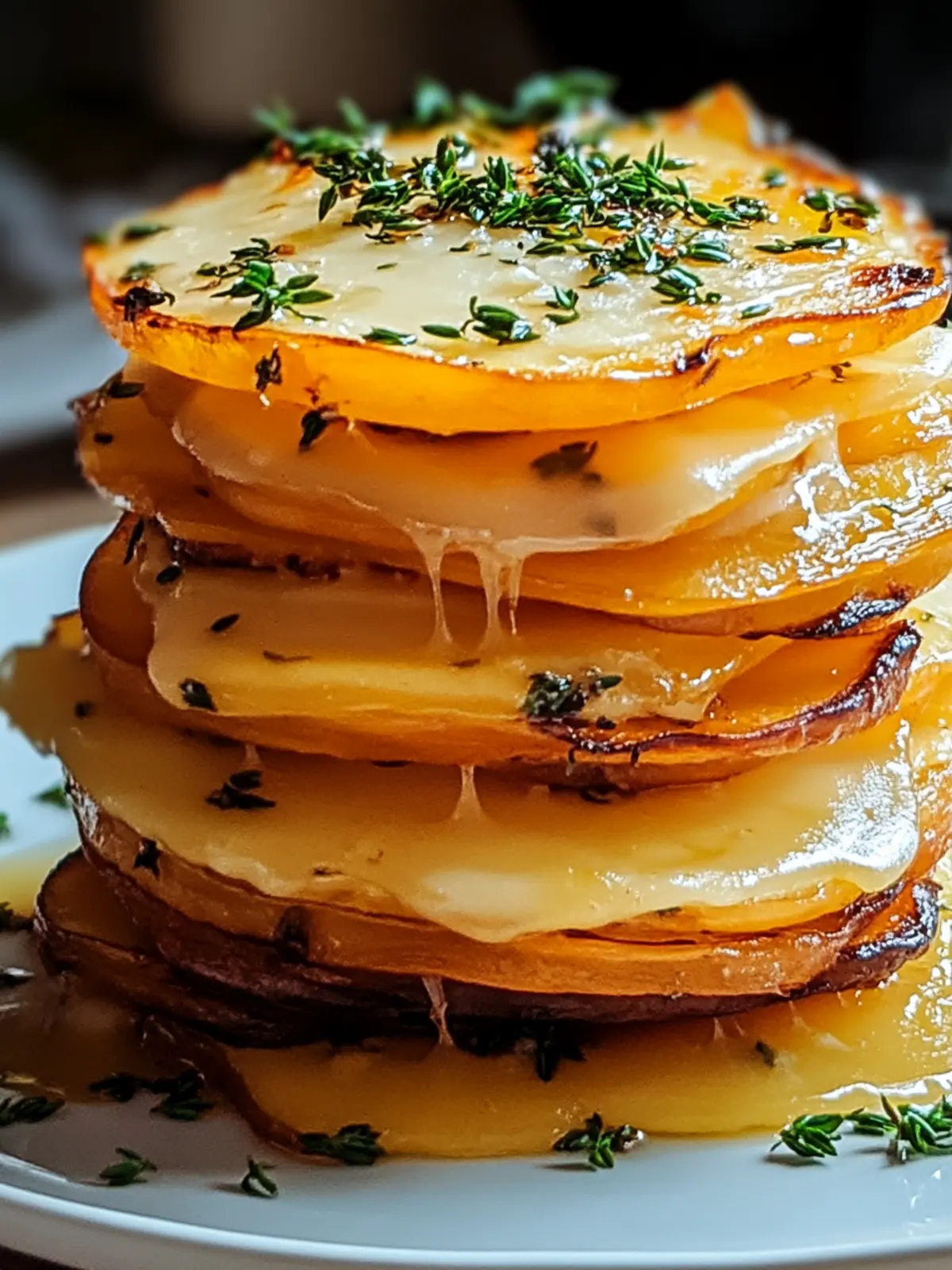 Käsige Gruyère-Süßkartoffel-Stacks – Einfach, köstlich und elegant 2 Käsige Gruyère-Süßkartoffel-Stacks