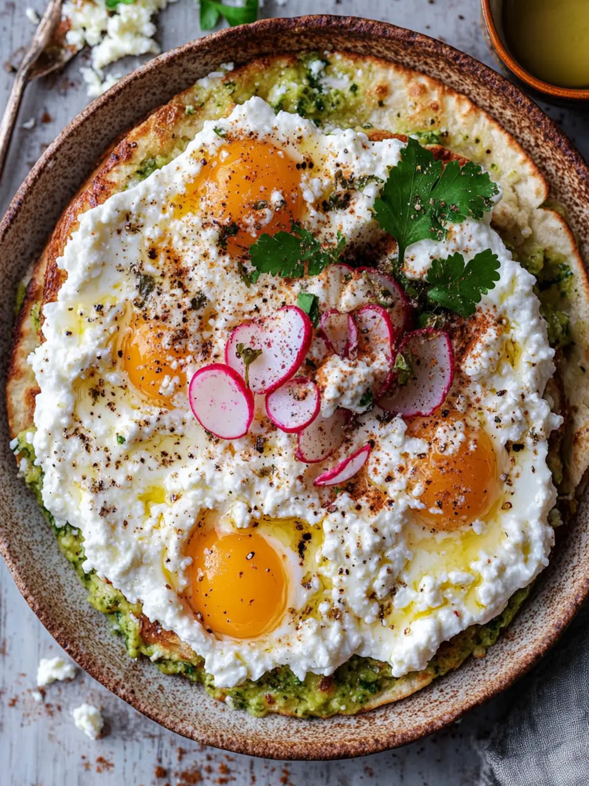 Knuspriger Feta gebratene Eier: Schnelles Frühstück, das begeistert 4 Knuspriger Feta gebratene Eier