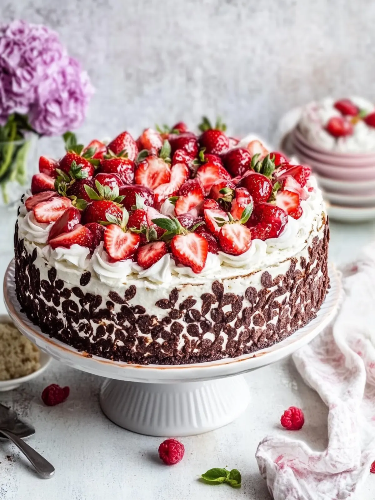 Schwarzwälder Erdbeertorte: Himmlischer Genuss für jeden Anlass 4 Schwarzwälder Erdbeertorte
