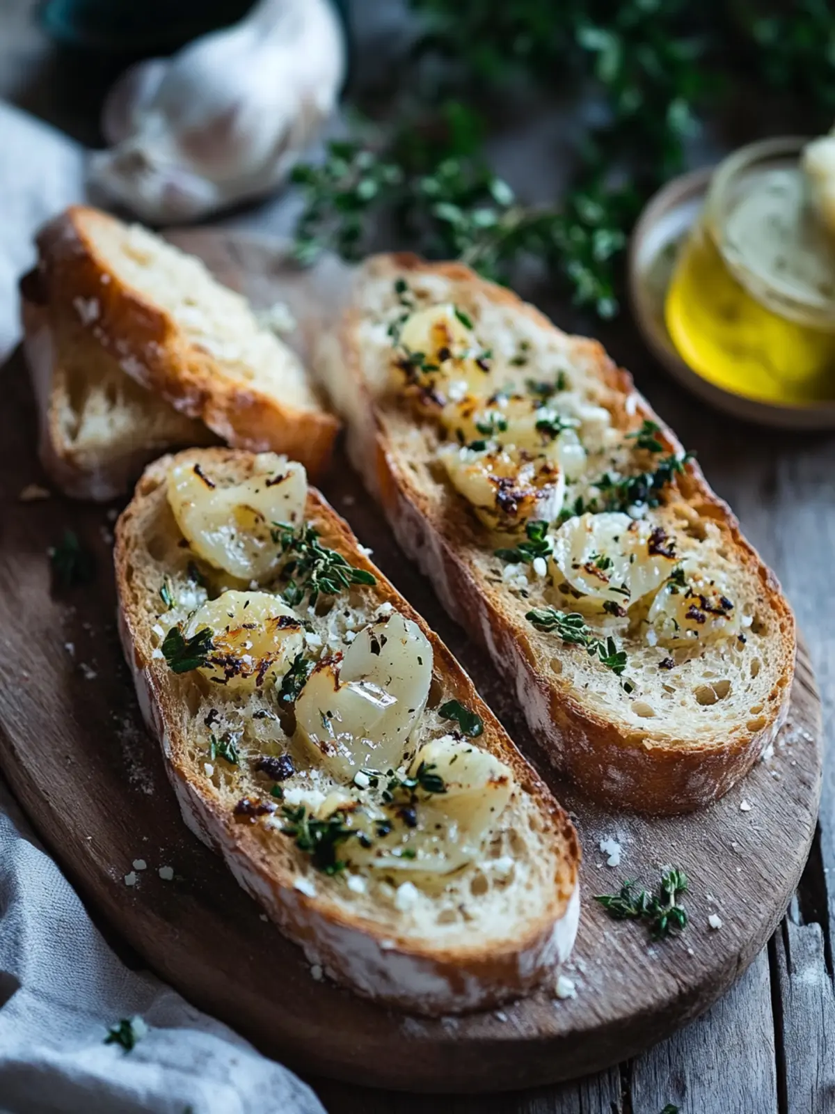 Knoblauch-Petersilien-Grillbrot: Einfach & Vegan genießen 4 Knoblauch-Petersilien-Grillbrot