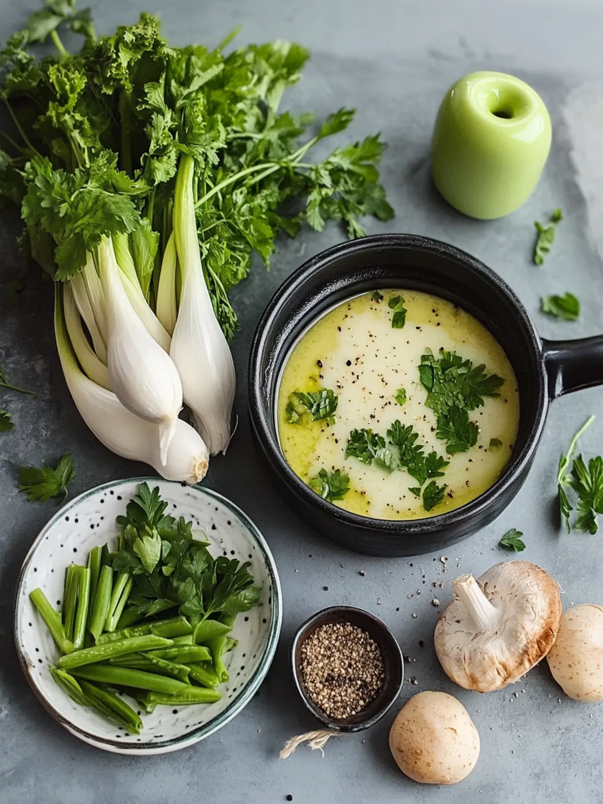 Omas Stangensellerie-Suppe: Cremig, schnell und lecker 3 Omas Stangensellerie-Suppe