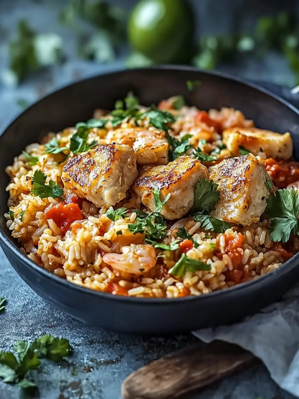 One-Pot Hähnchen und Reis: Einfaches Familienglück für alle 4 One-Pot Hähnchen und Reis