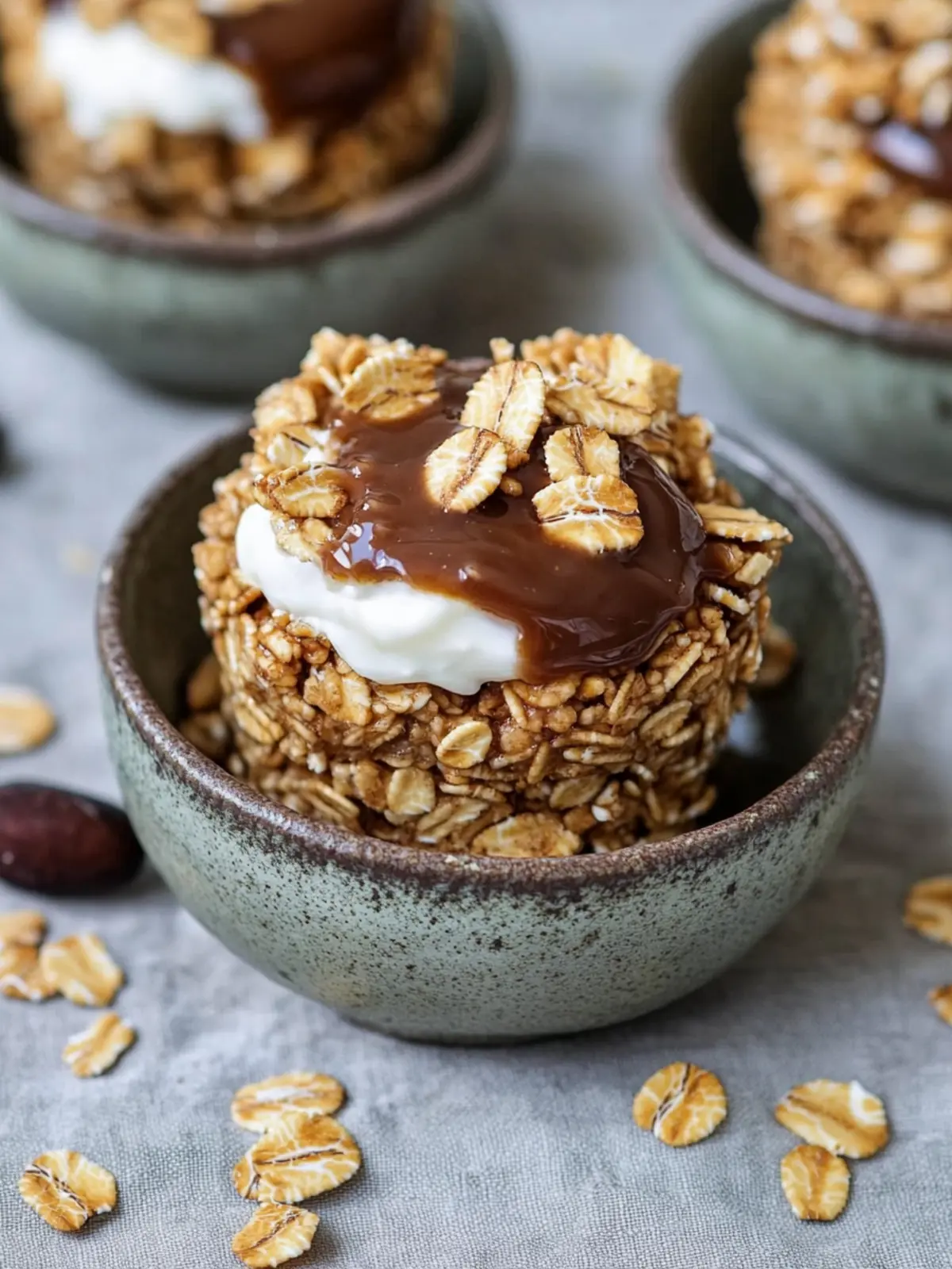 Granola-Tassen mit Nussmus: Leckere Snacks für jeden Tag 2 Granola-Tassen mit Nussmus
