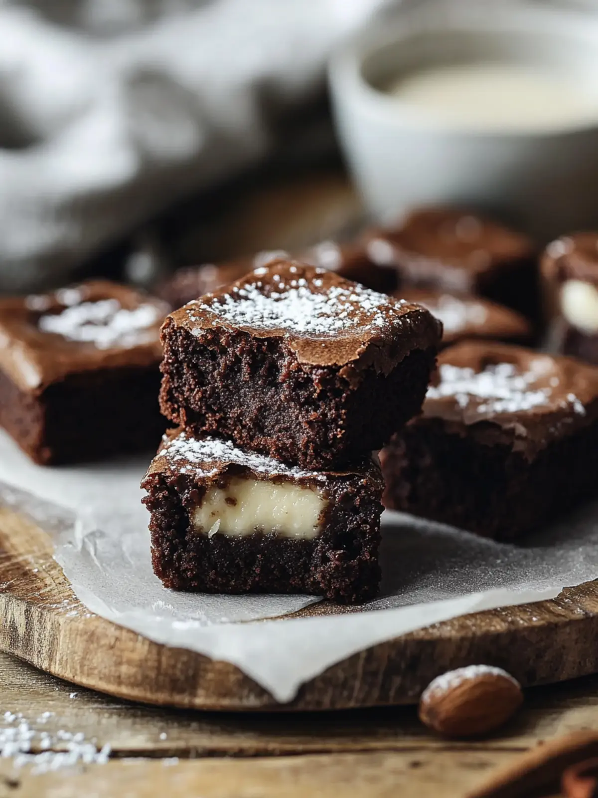 Mini Frischkäse-Brownie-Häppchen für dein süßes Verlangen 4 Mini Frischkäse-Brownie-Häppchen