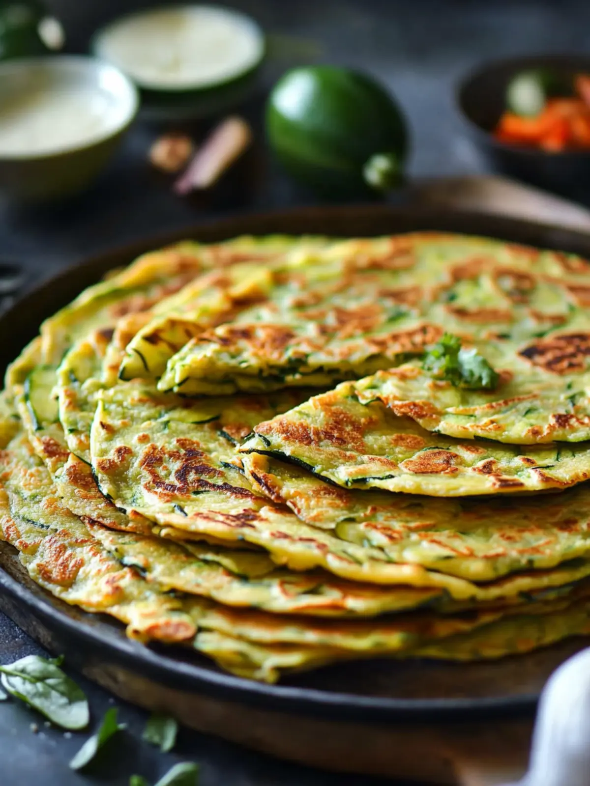 Niedrig Carb Zucchini Tortillas für gesunde Genussmomente 3 Niedrig Carb Zucchini Tortillas