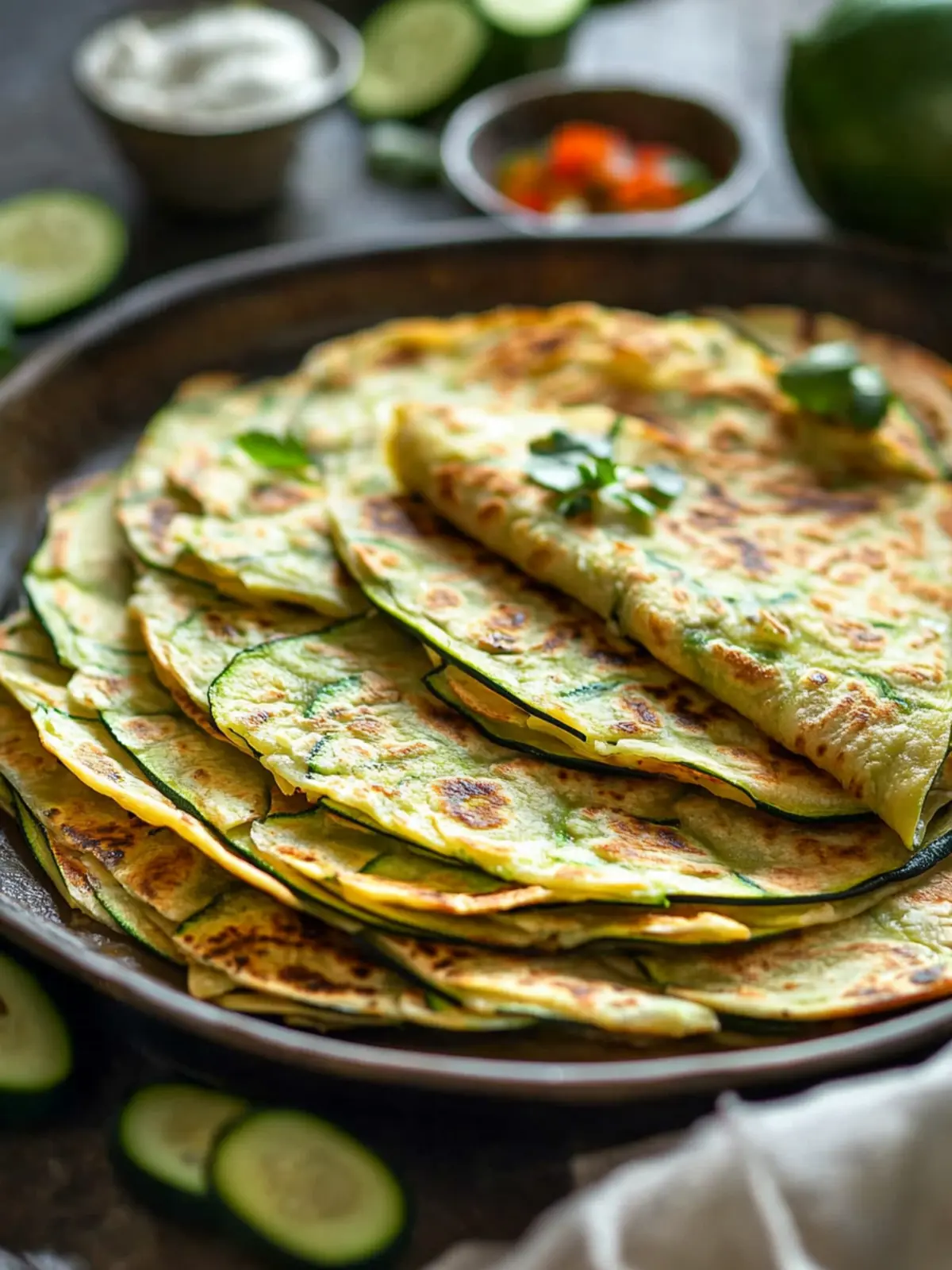Niedrig Carb Zucchini Tortillas für gesunde Genussmomente 4 Niedrig Carb Zucchini Tortillas
