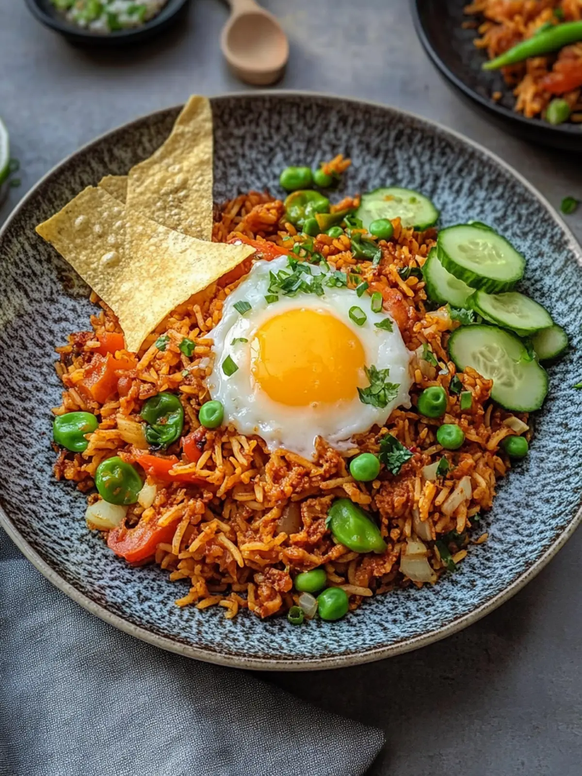 Schnelles Nasi Goreng: Indonesischer gebratener Reis für Eilige 3 Schnelles Nasi Goreng (indonesischer gebratener Reis)