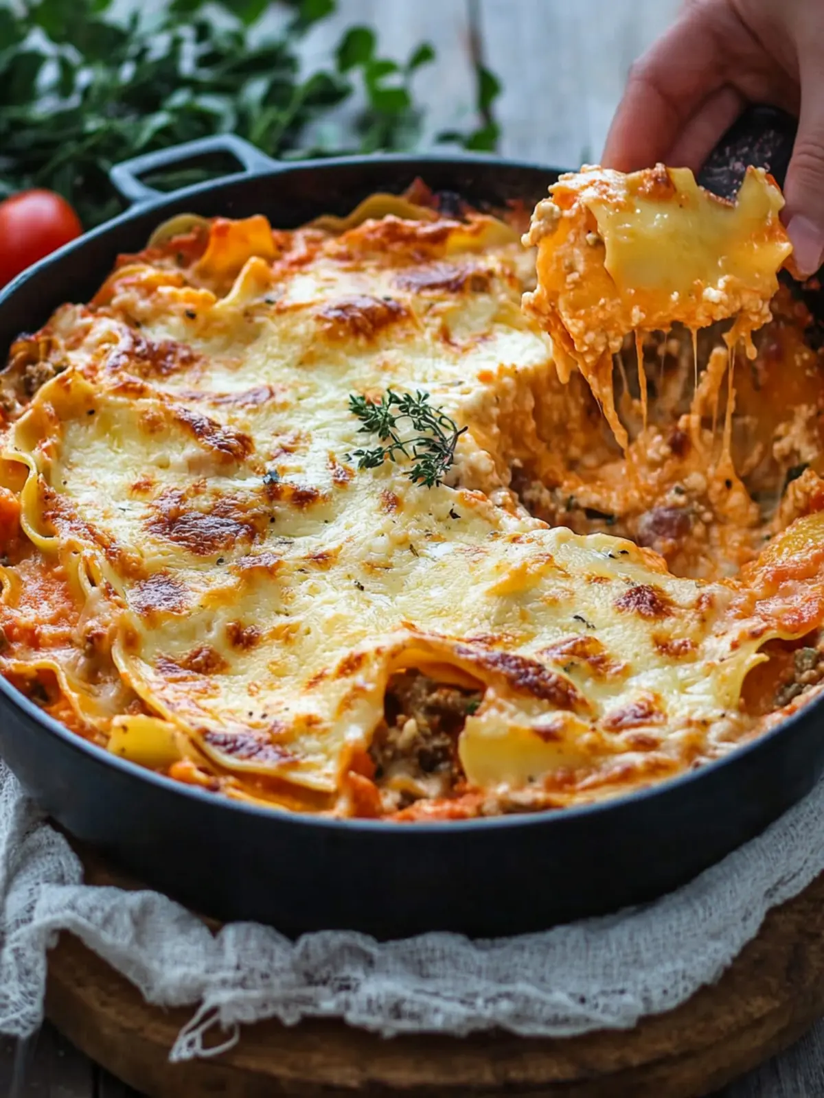 Pfannen-Lasagne für die ganze Familie – Schnell & Einfach kochen 2 Pfannen-Lasagne
