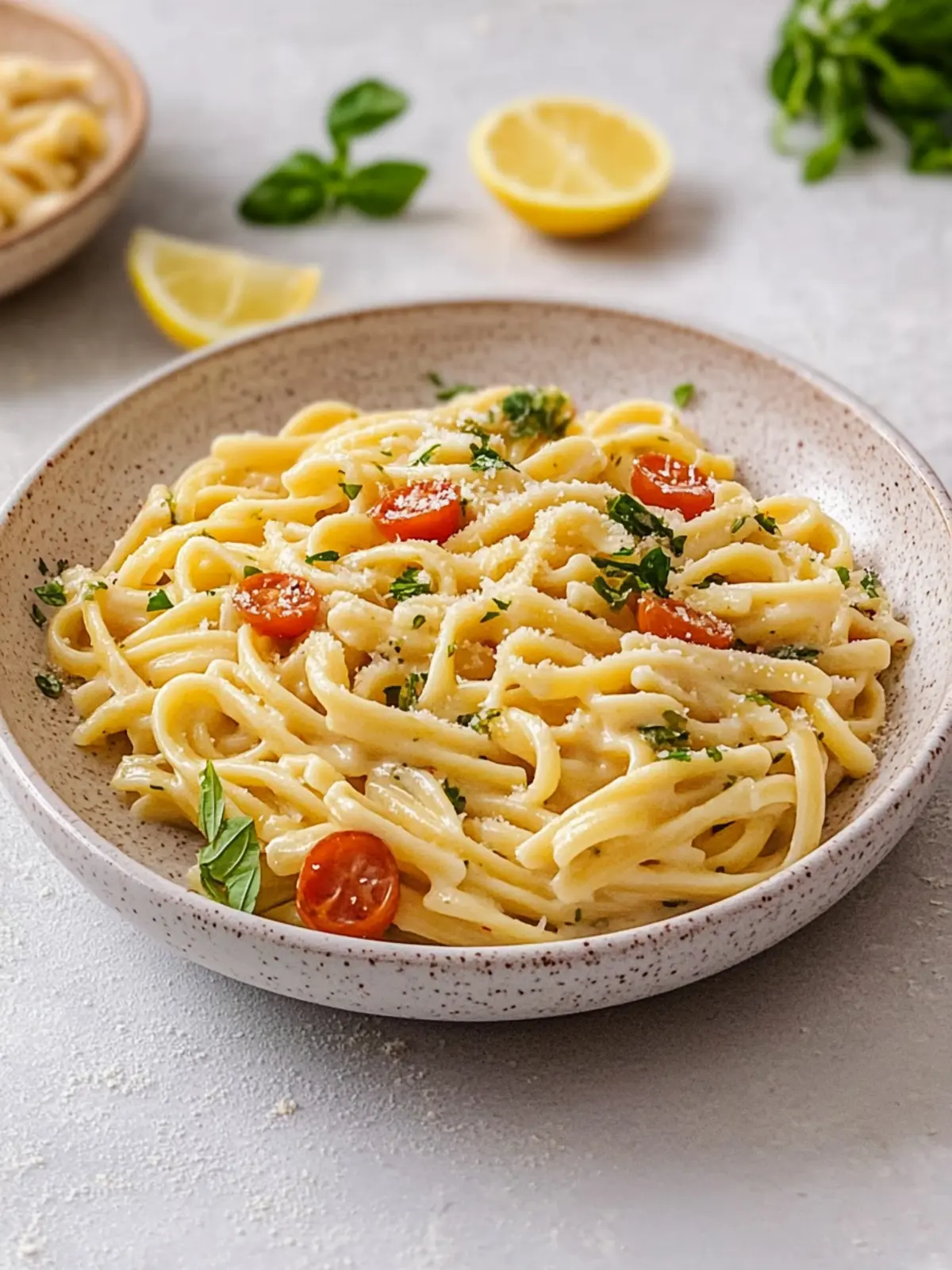Pasta in Zitronen-Kräutersauce: Schnelles Geschmackserlebnis 2 Pasta in Zitronen-Kräutersauce