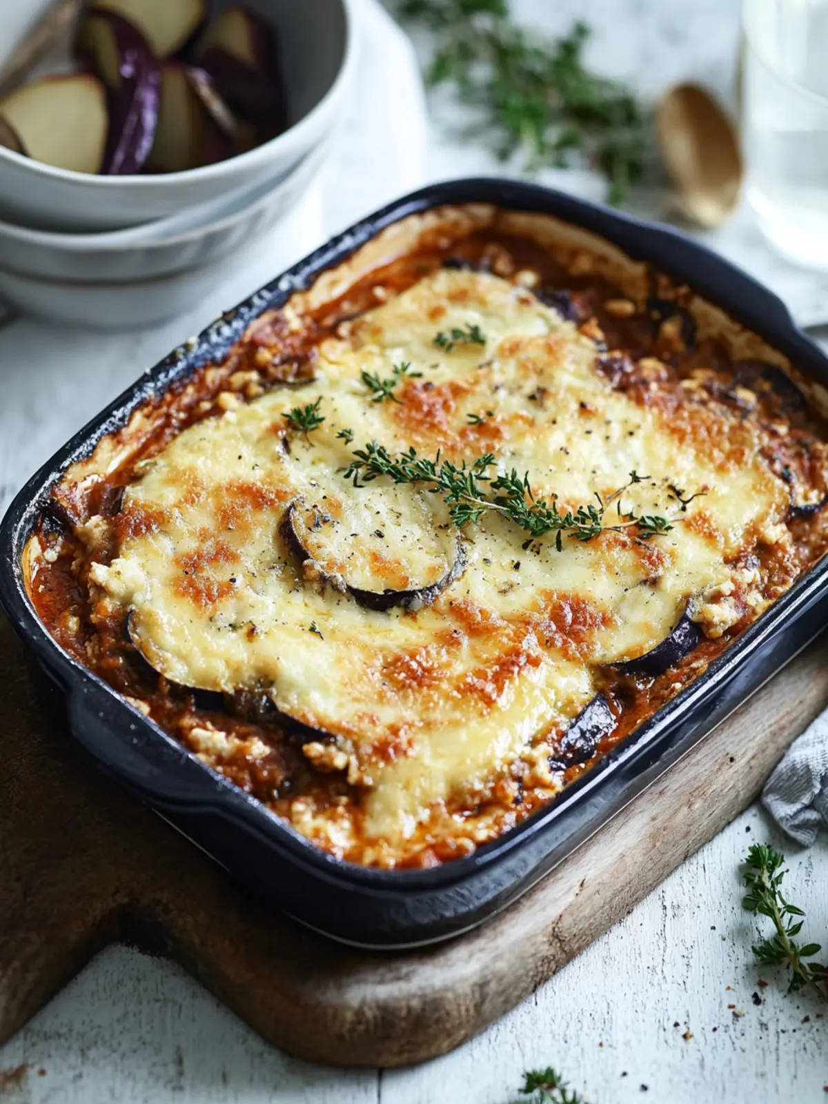 Vegetarische Moussaka: Lecker und glutenfrei genießen! 2 Vegetarische Moussaka