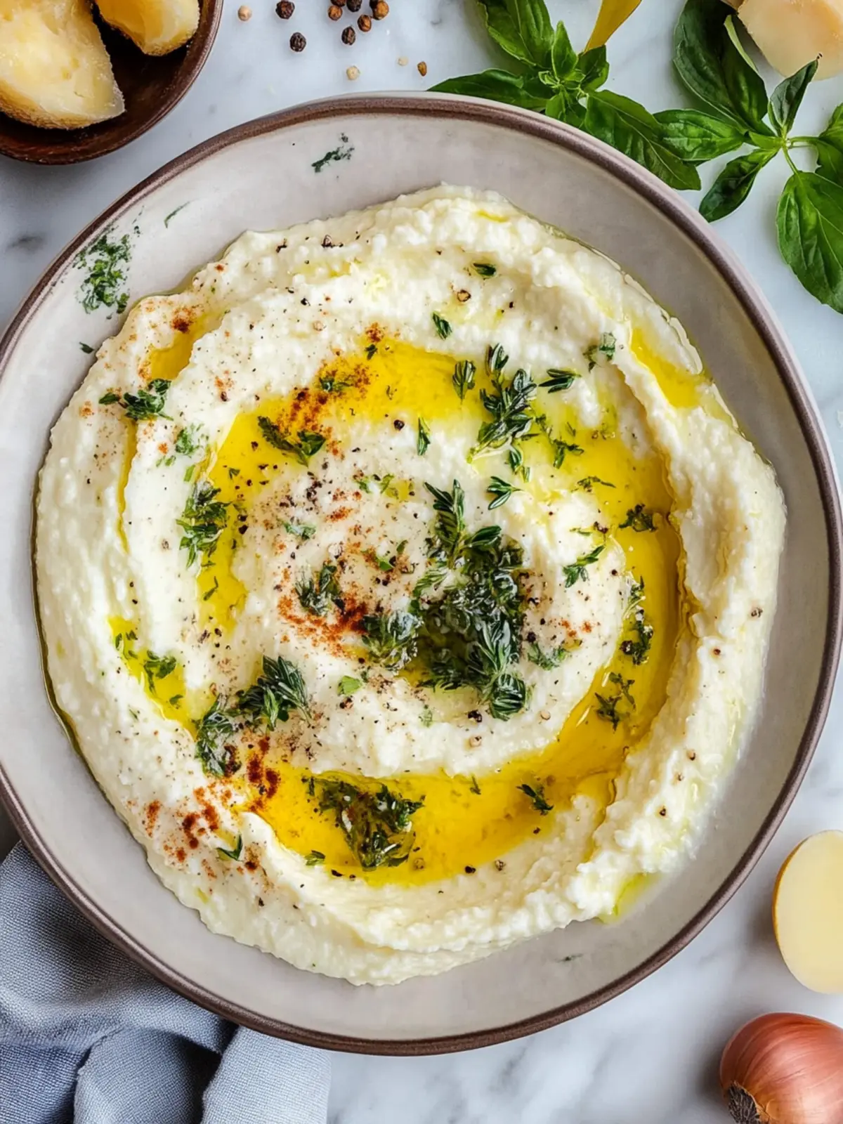 Griechischer Knoblauch-Kartoffel-Dip (Skordalia) ganz simpel 5 Griechischer Knoblauch-Kartoffel-Dip (Skordalia)