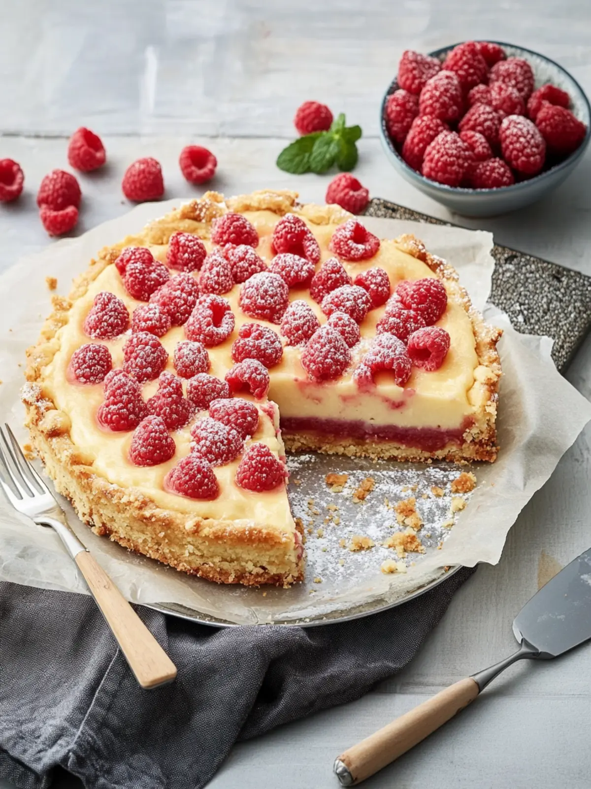 Rhabarberkuchen vom Blech