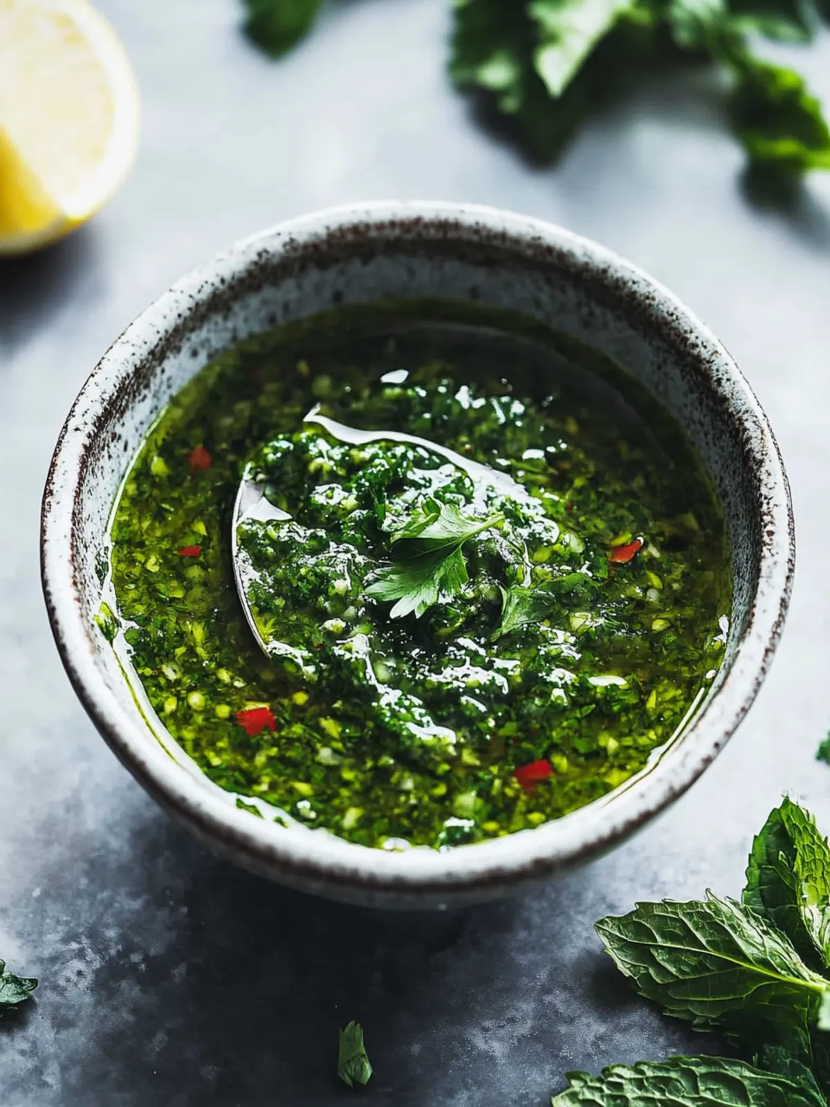Schnelle und einfache Chimichurri-Sauce für jeden Grillabend 4 Schnelle und einfache Chimichurri-Sauce