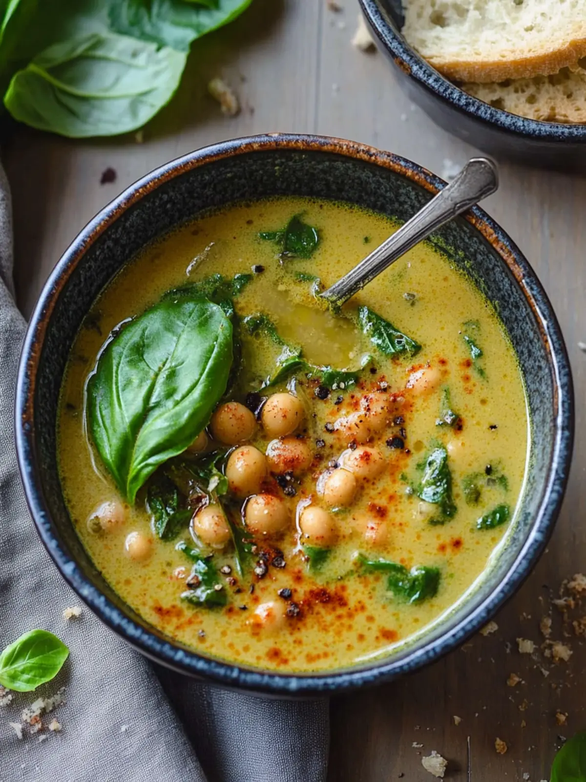 Wow, cremige Kichererbsensuppe in unter 30 Minuten! 5 Kichererbsensuppe