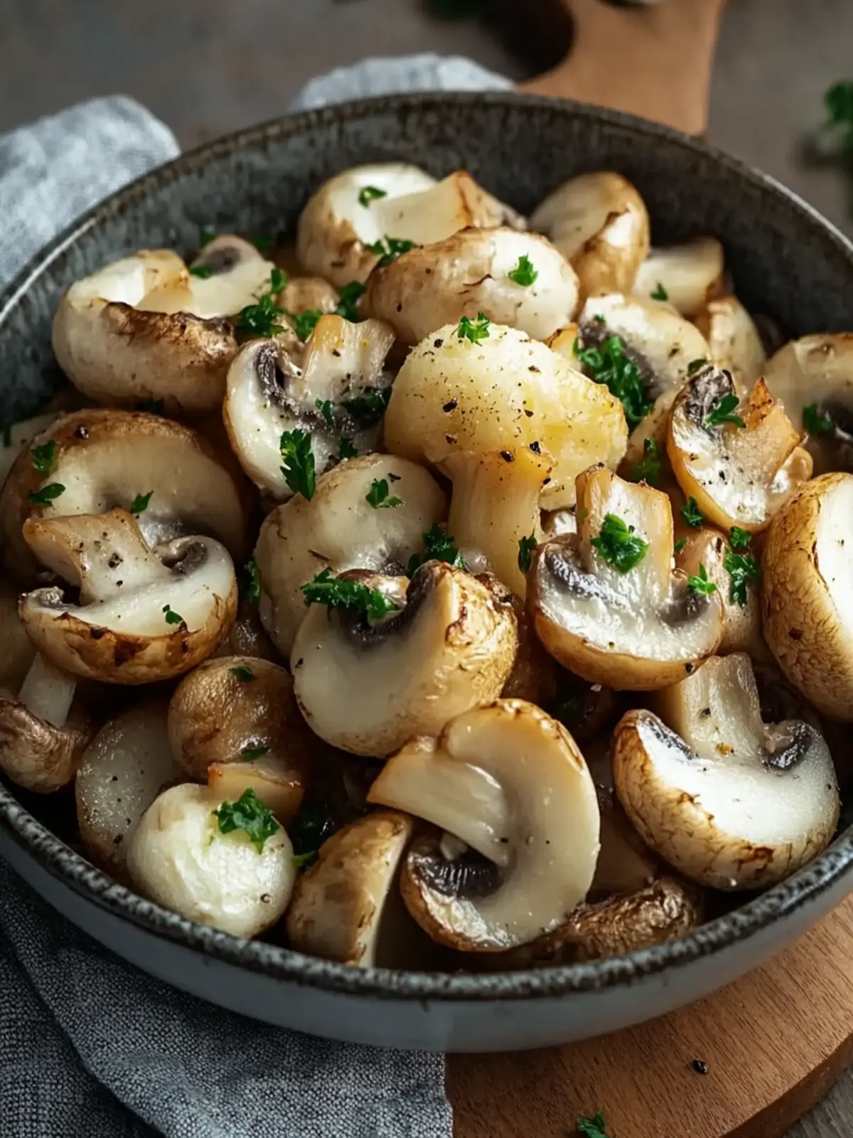 Blumenkohl-Champignons-Pfanne: Gesund, schnell und lecker 2 Blumenkohl-Champignons-Pfanne