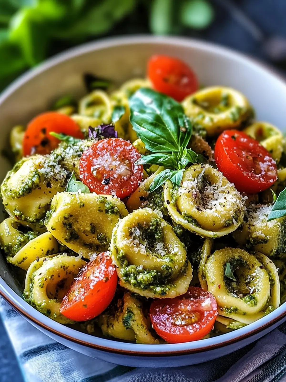 Tortellini-Salat mit Pesto: Frischer Genuss für jeden Tag 4 Tortellini-Salat mit Pesto