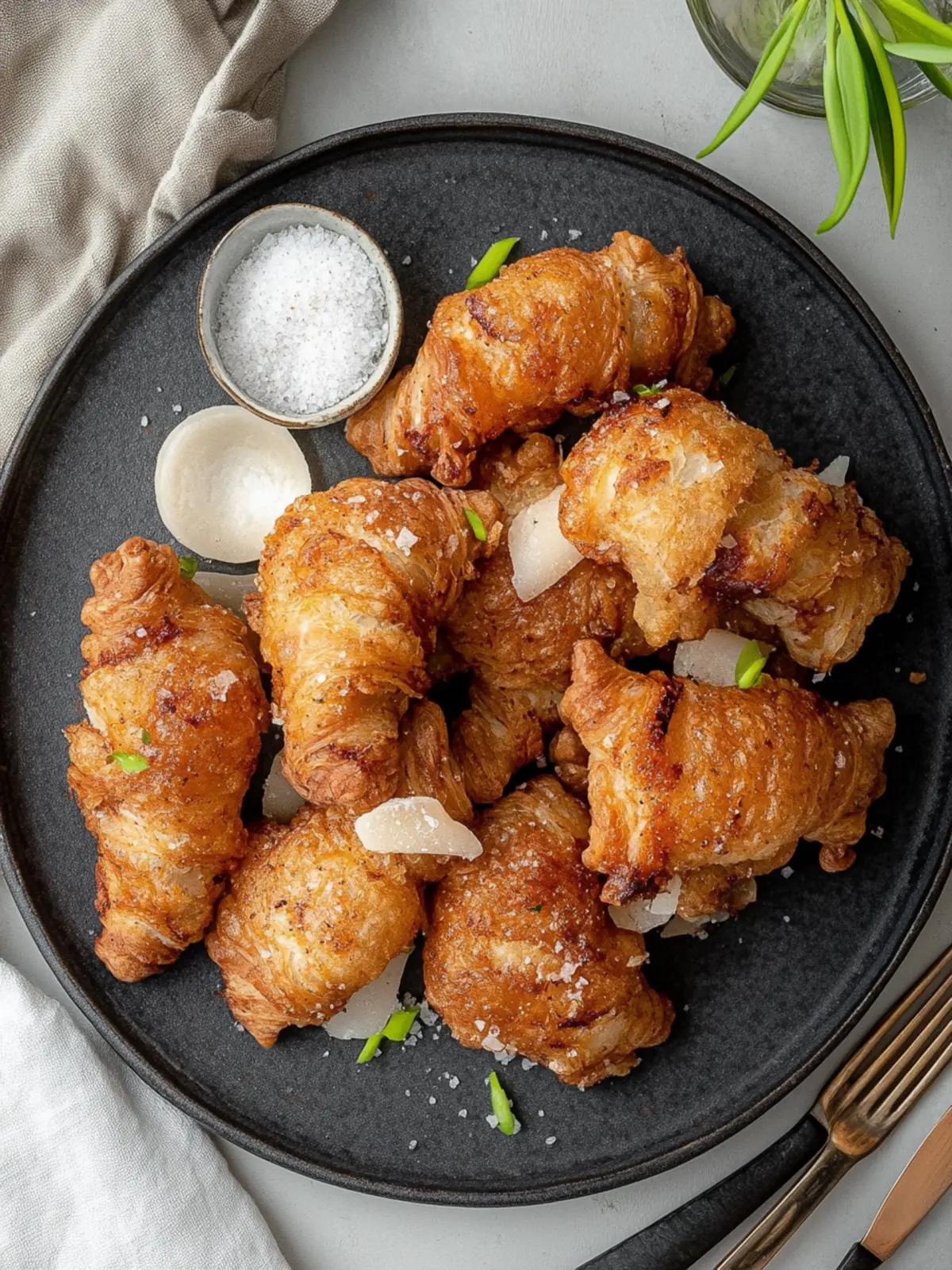 Knusprige Airfryer Salz und Pfeffer Hähnchen für jede Gelegenheit 5 Airfryer Salz und Pfeffer Hähnchen